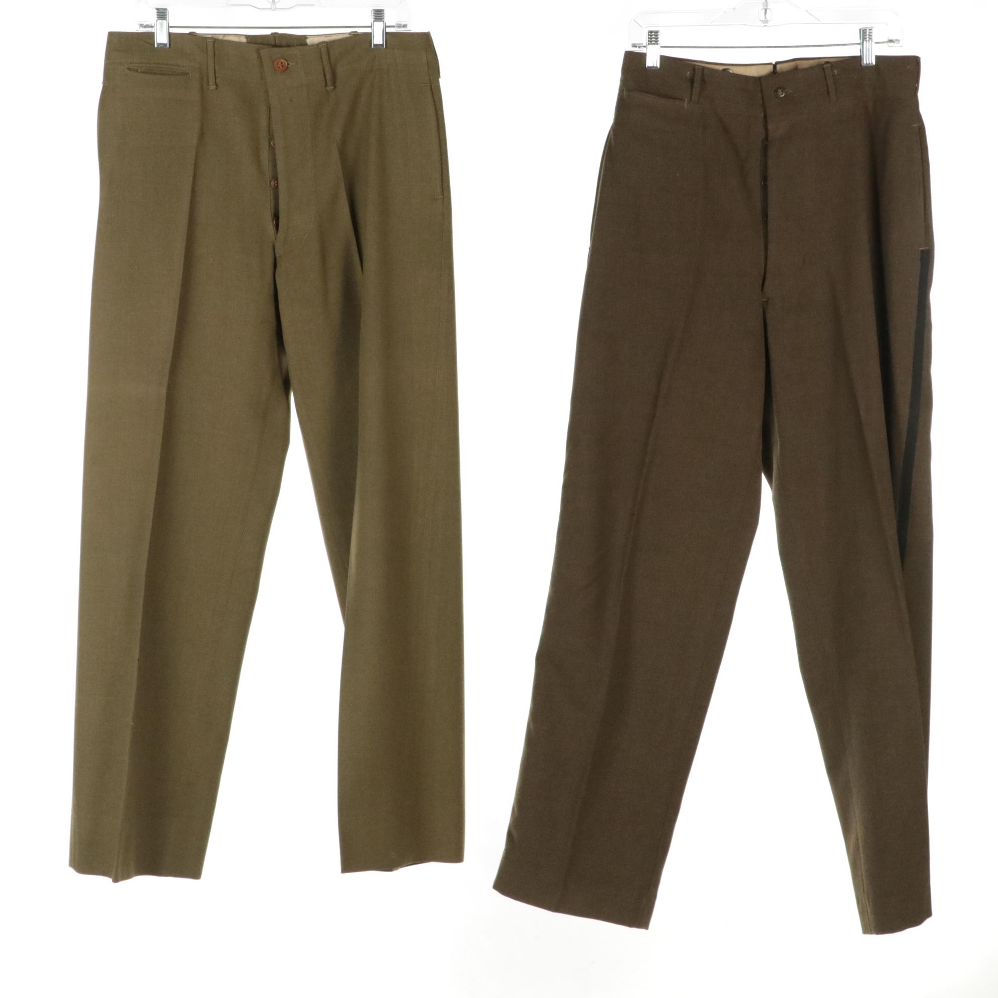 WWII Era and Post WWII Era US Army Service Uniforms