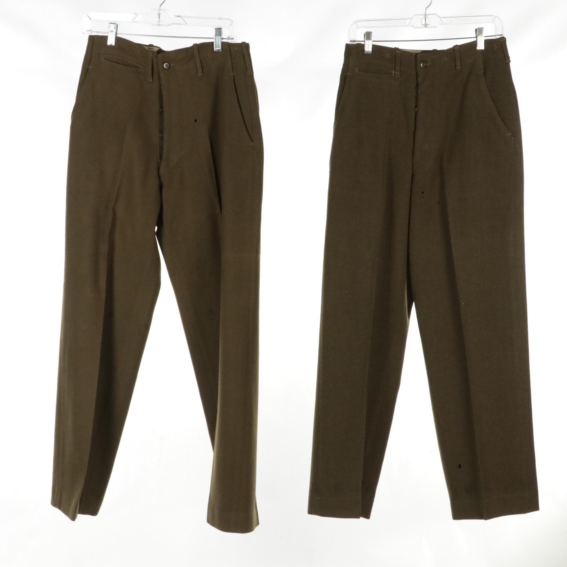 WWII Era and Post WWII Era US Army Service Uniforms