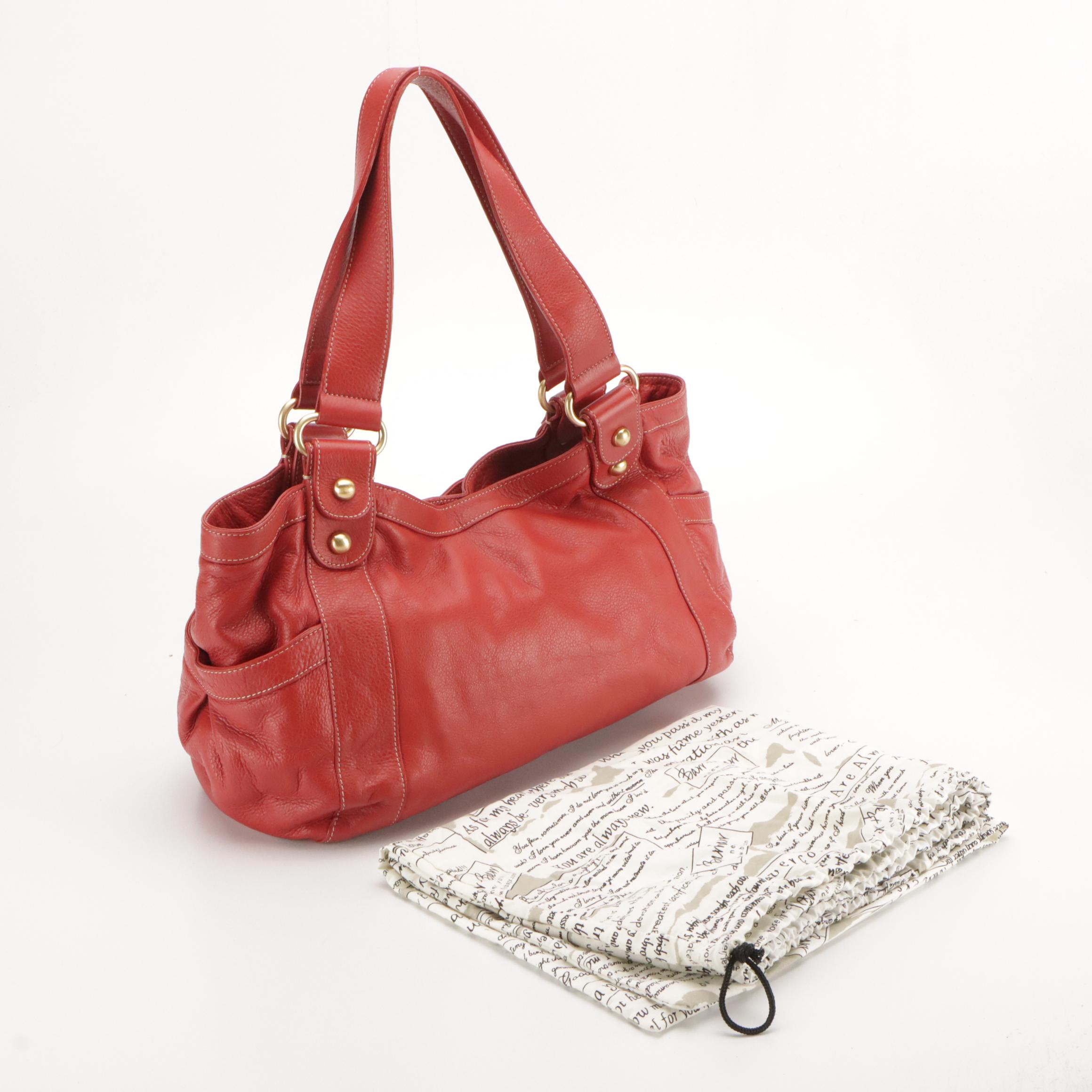 Barr + Barr Red Leather Shoulder Bag, BCBG Studded Leather 2Way Bag, and More