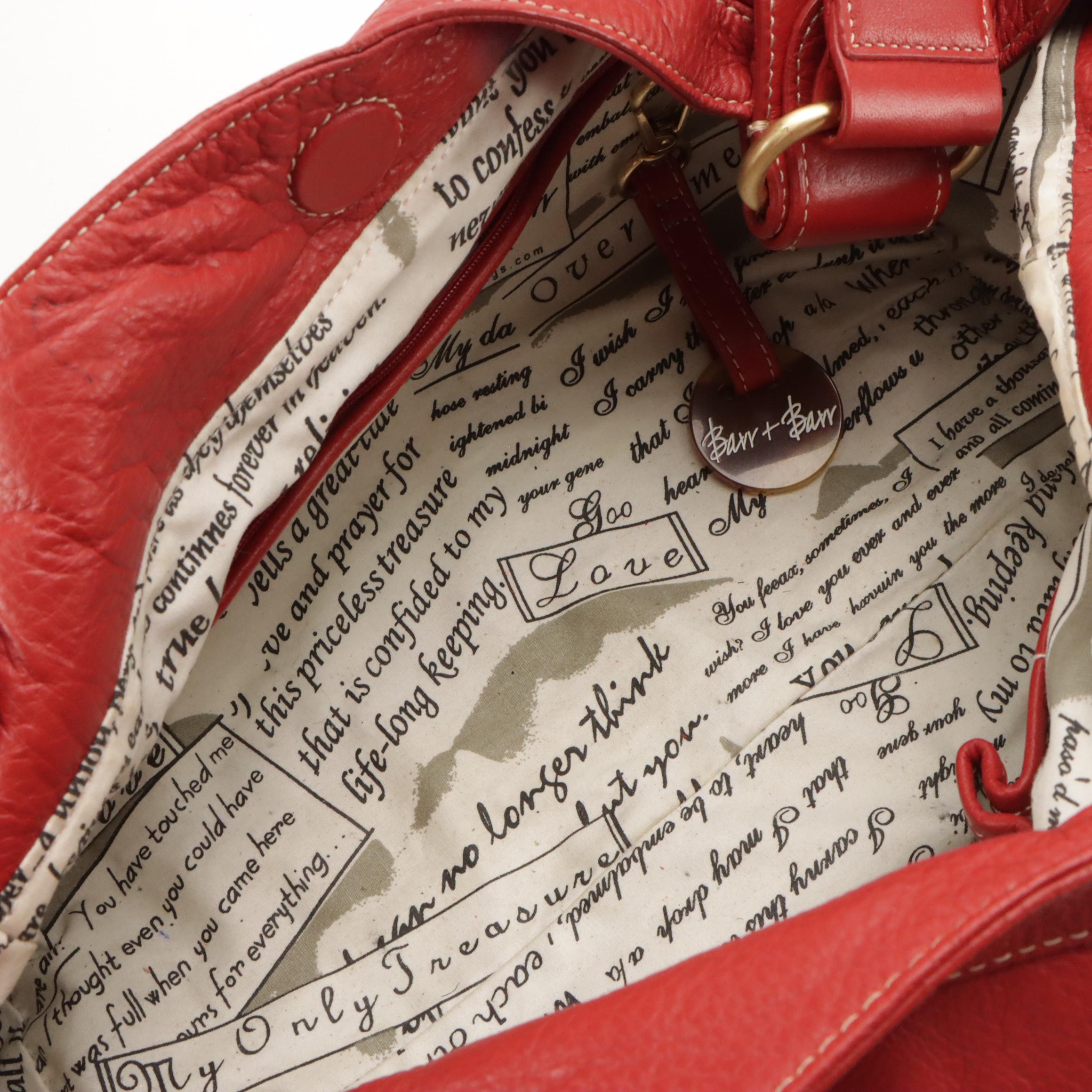 Barr + Barr Red Leather Shoulder Bag, BCBG Studded Leather 2Way Bag, and More