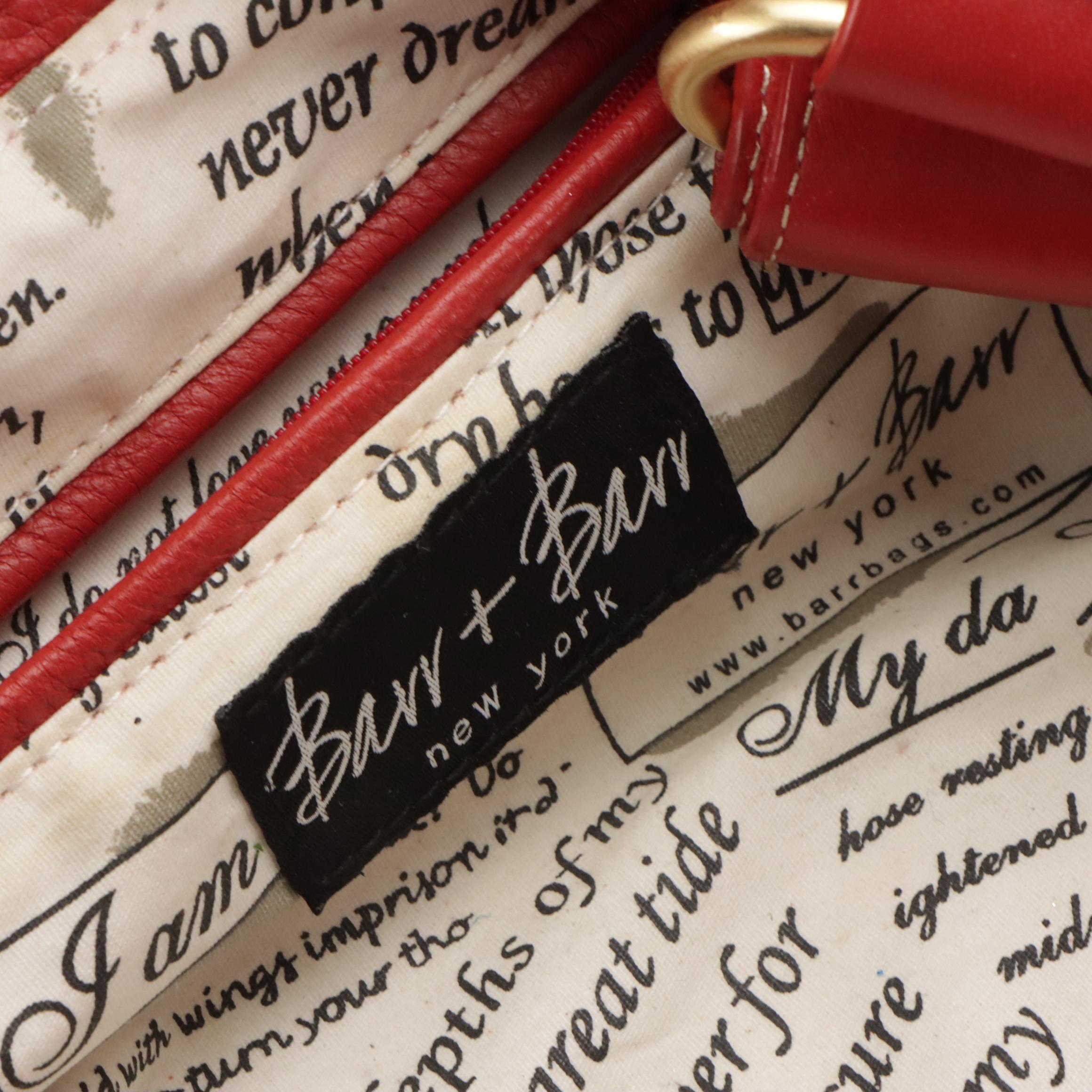 Barr + Barr Red Leather Shoulder Bag, BCBG Studded Leather 2Way Bag, and More