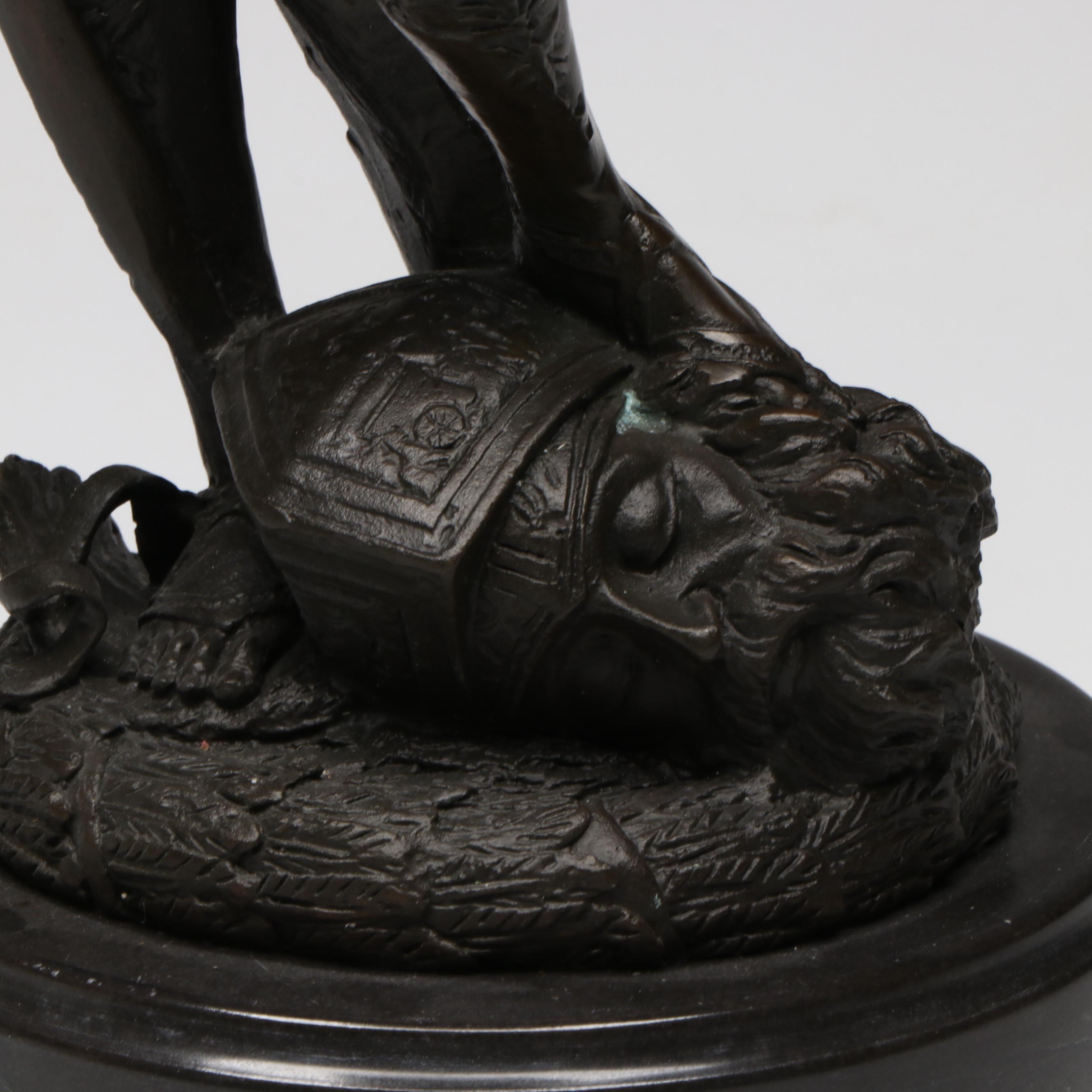 After Donatello "David" Bronze Sculpture