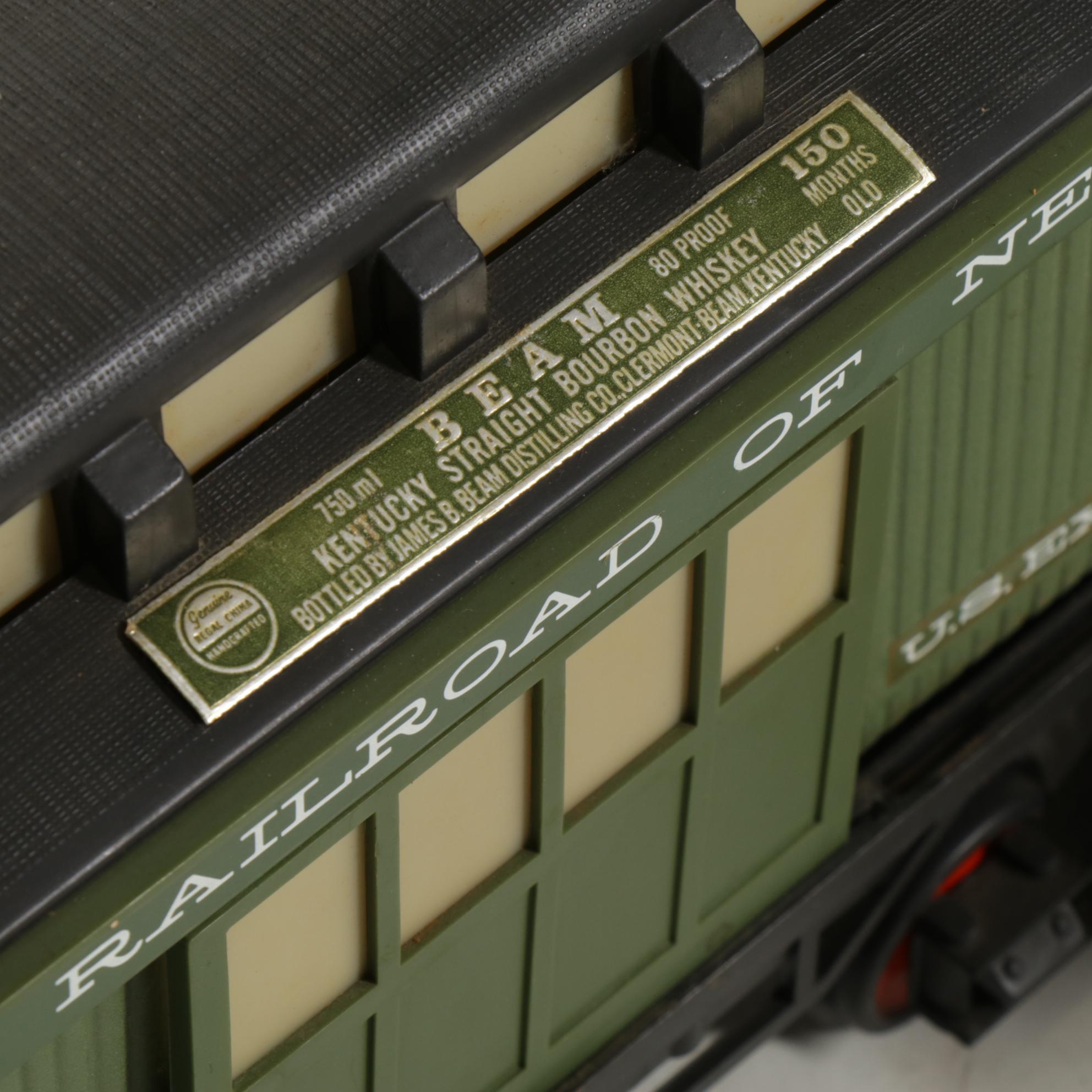 Jim Beam Whiskey Train Decanter Set by Regal China, 1980s