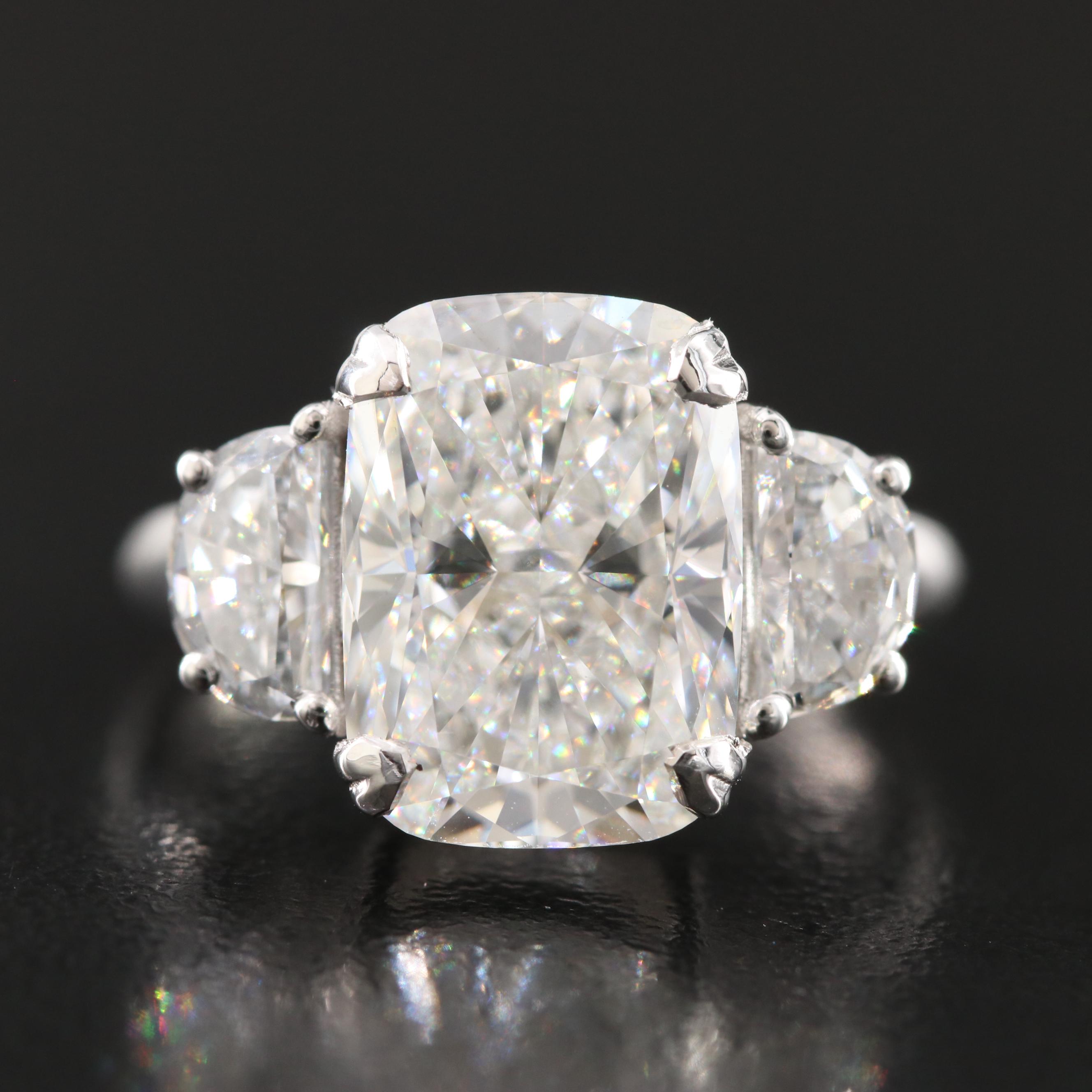 14K 6.18 CTW Lab Grown Diamond Ring with IGI Report