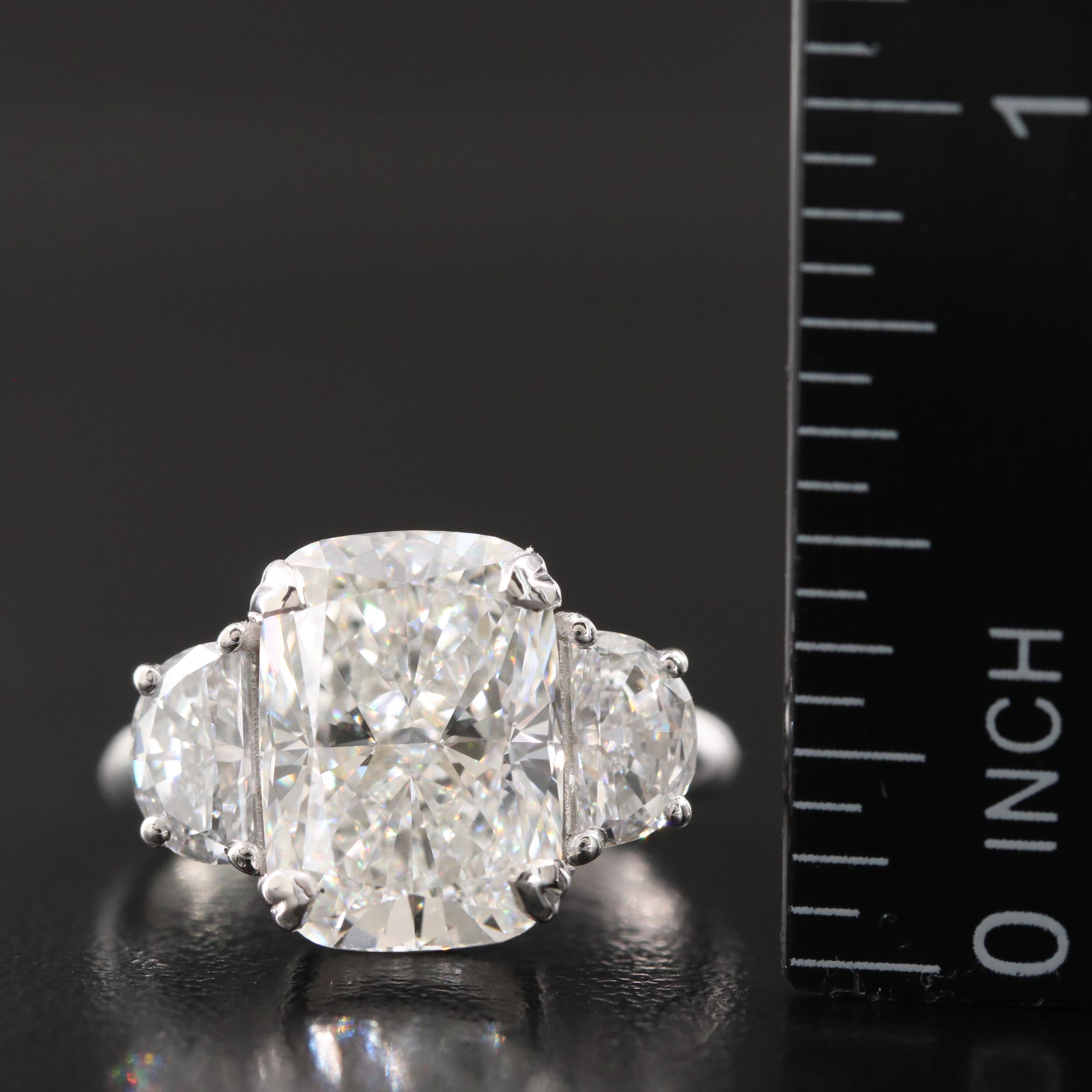 14K 6.18 CTW Lab Grown Diamond Ring with IGI Report