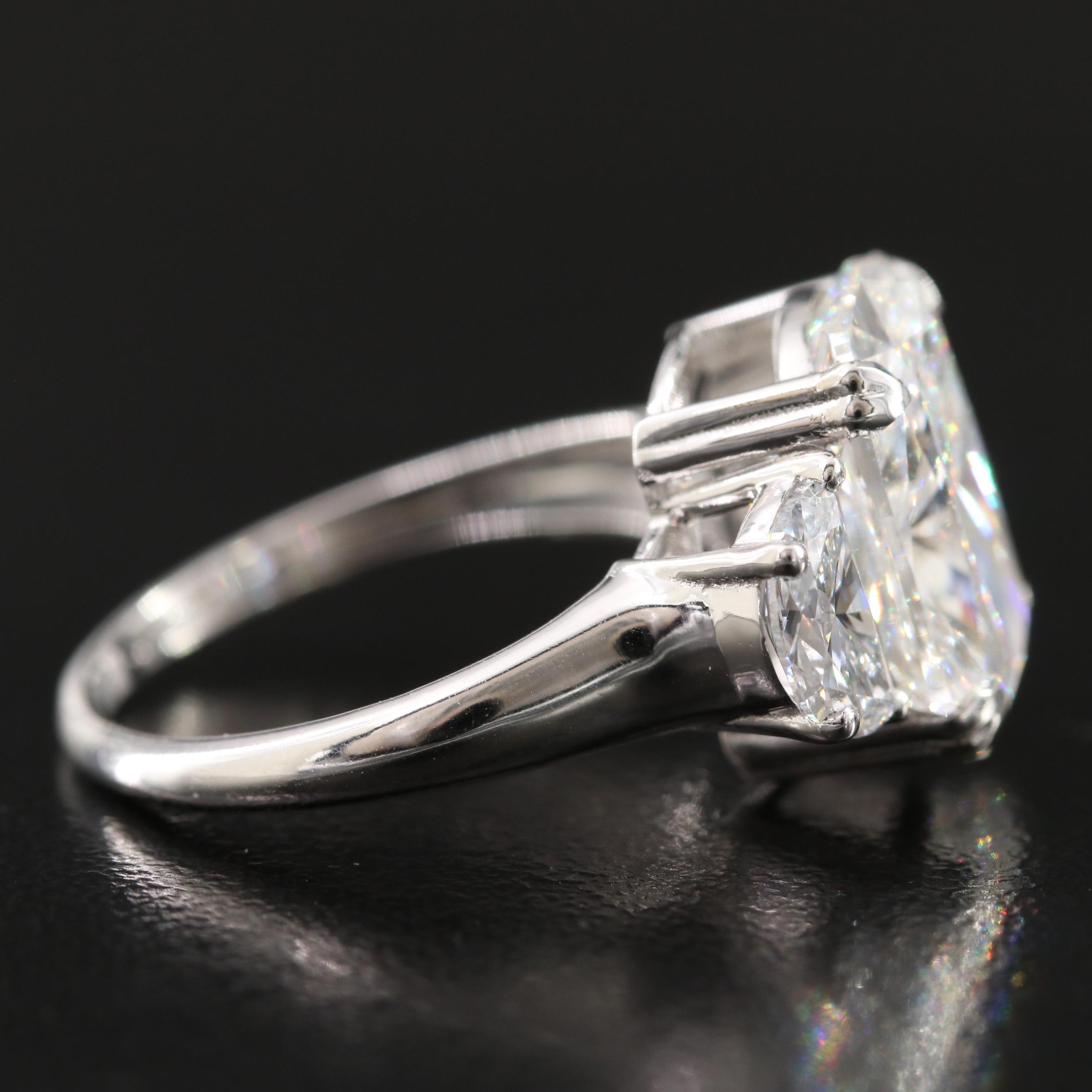14K 6.18 CTW Lab Grown Diamond Ring with IGI Report