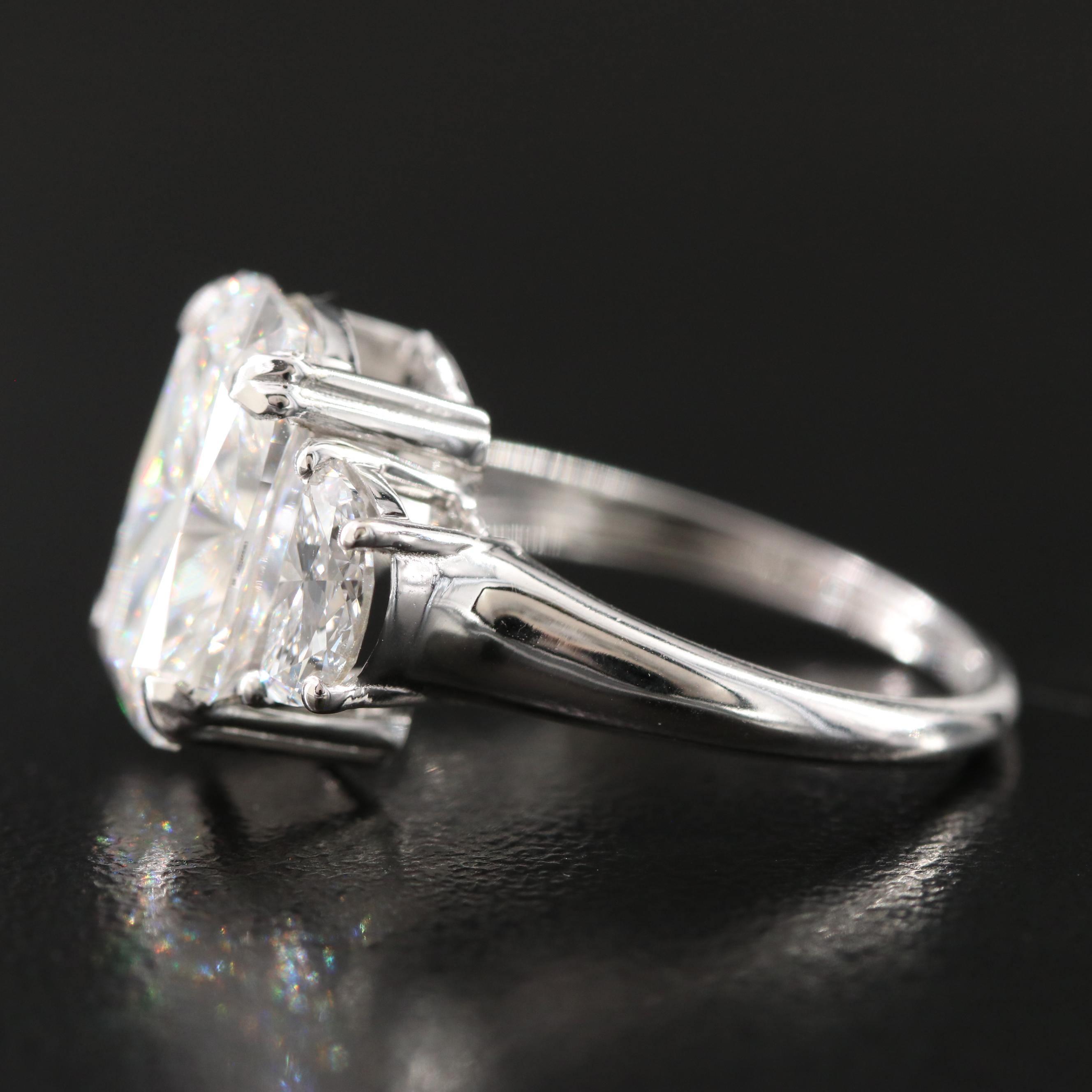 14K 6.18 CTW Lab Grown Diamond Ring with IGI Report