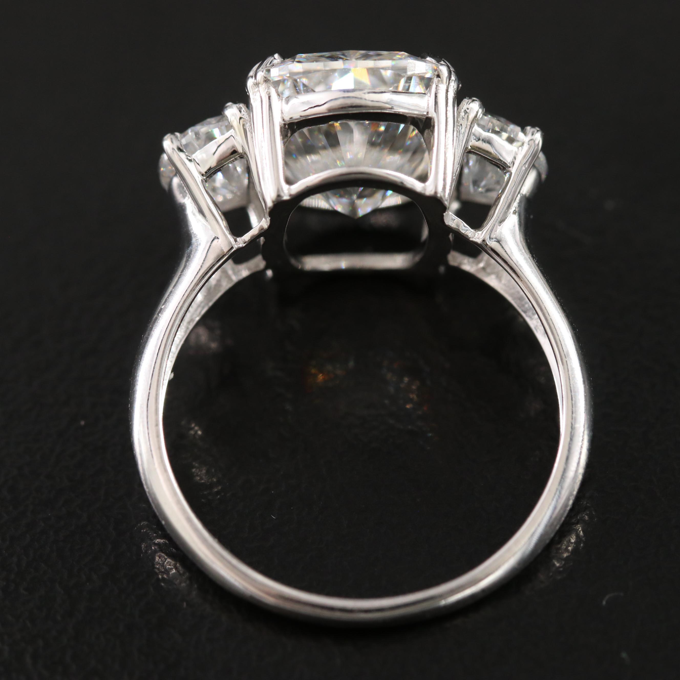 14K 6.18 CTW Lab Grown Diamond Ring with IGI Report