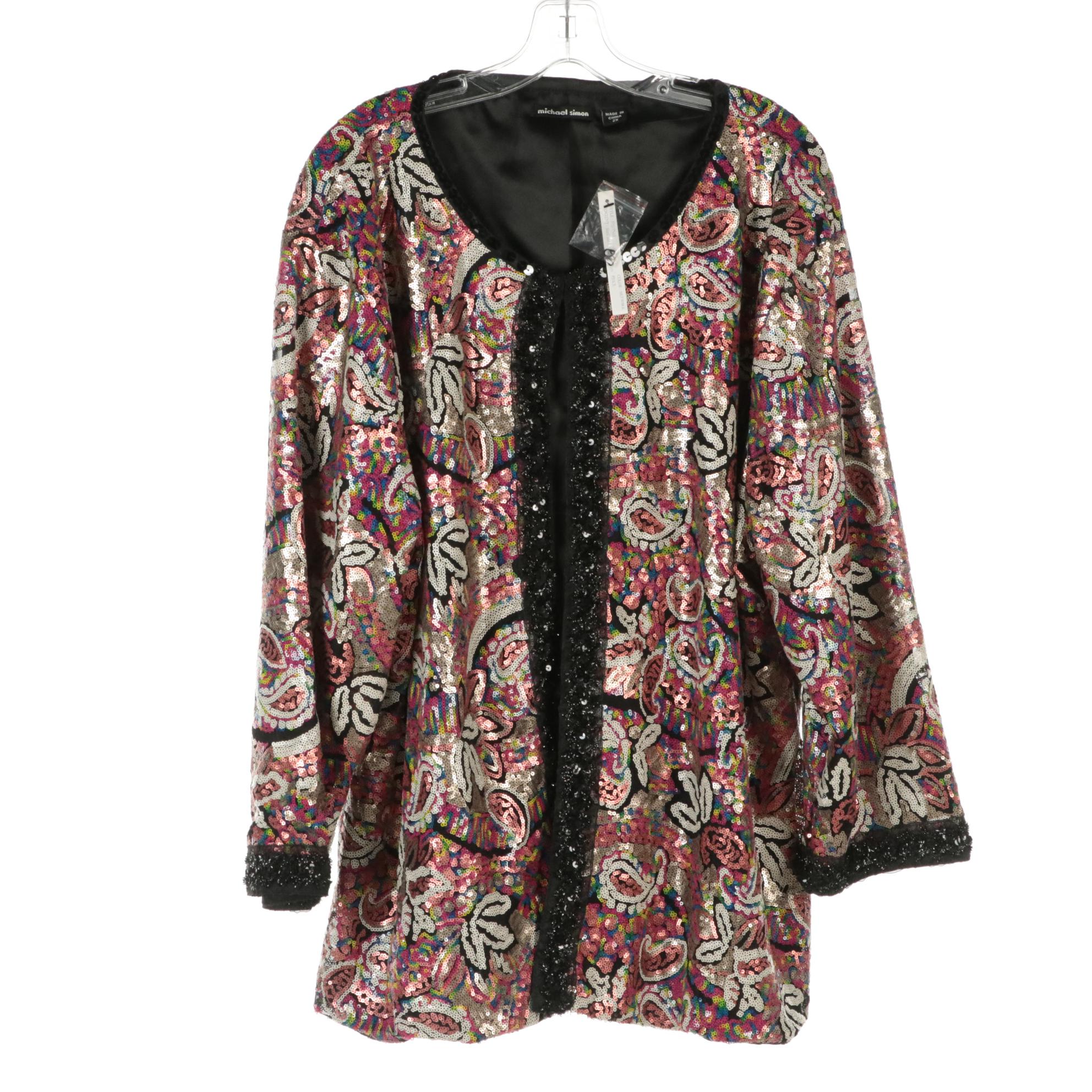 Adrianna Papell Lace Evening Dress, Eileen Fisher Silk Sequin Tunic and More