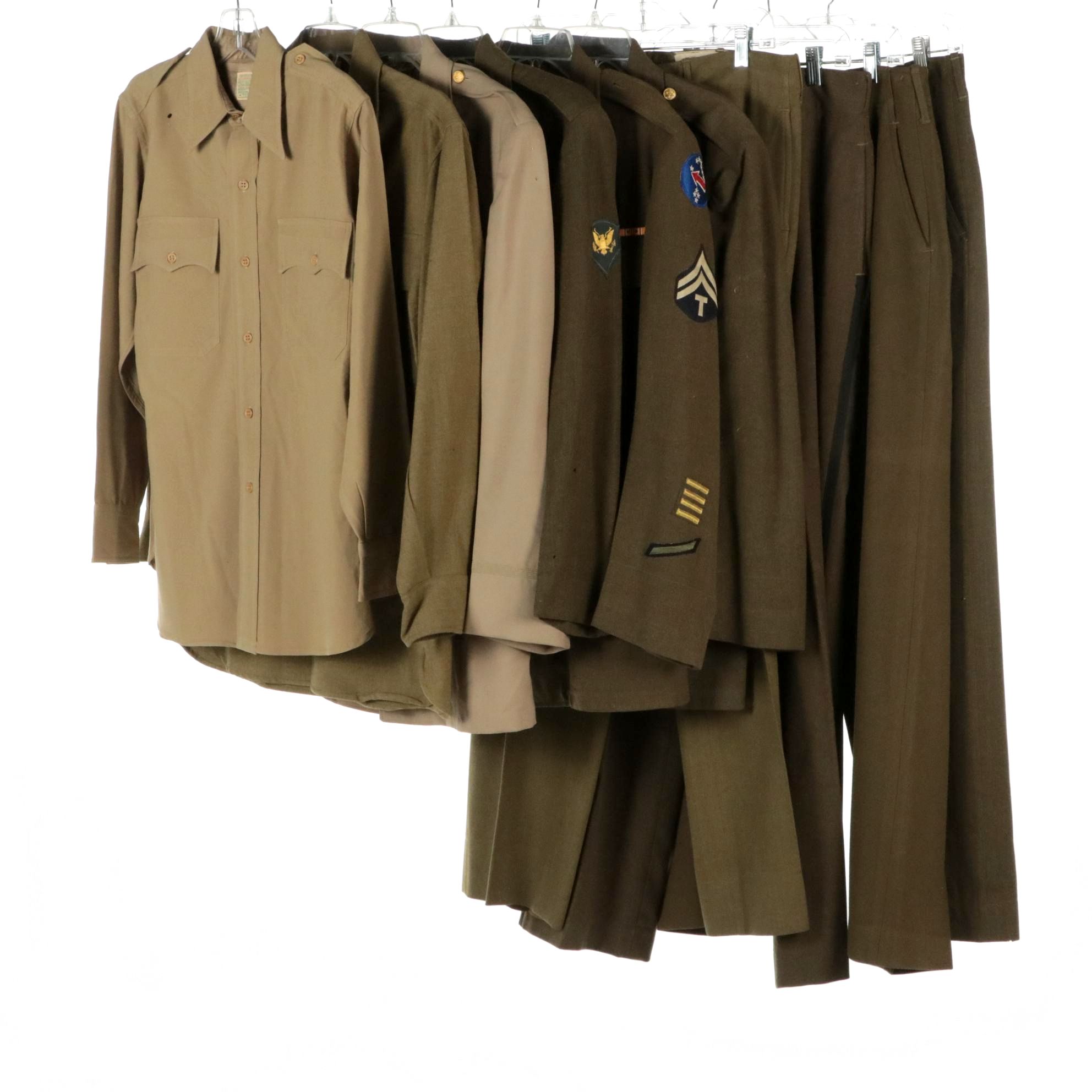 WWII Era and Post WWII Era US Army Service Uniforms