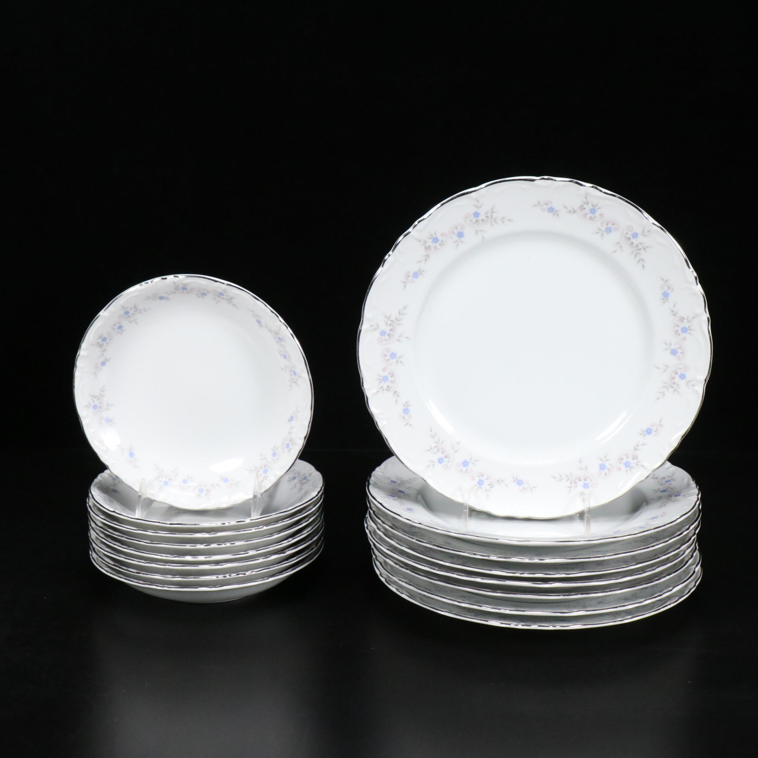 Modern China & Table Institute "Springtime" Porcelain Dinnerware