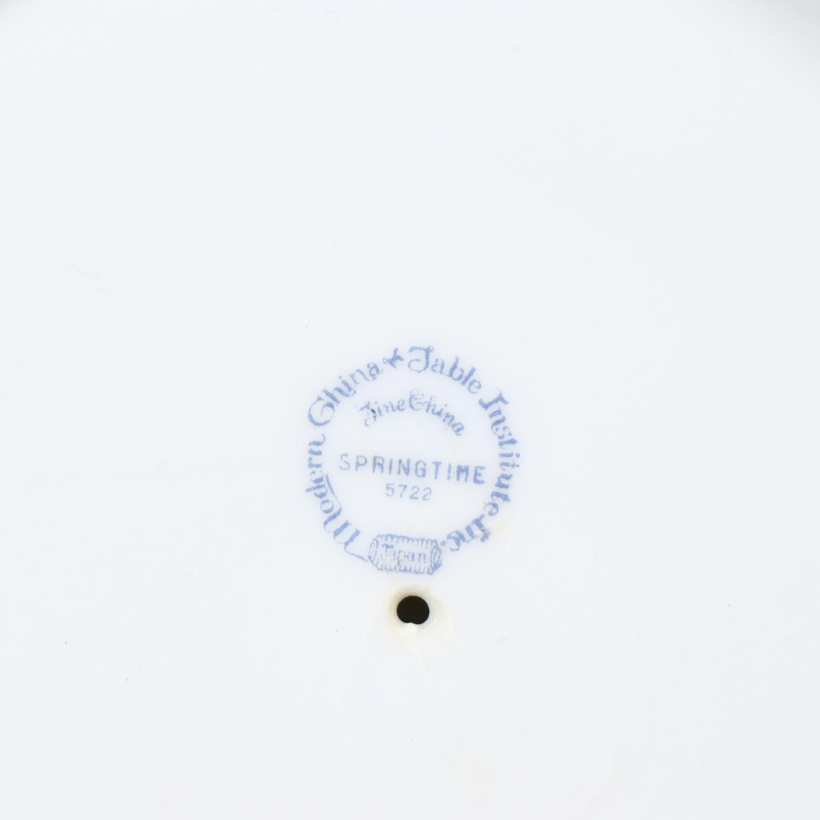 Modern China & Table Institute "Springtime" Porcelain Dinnerware