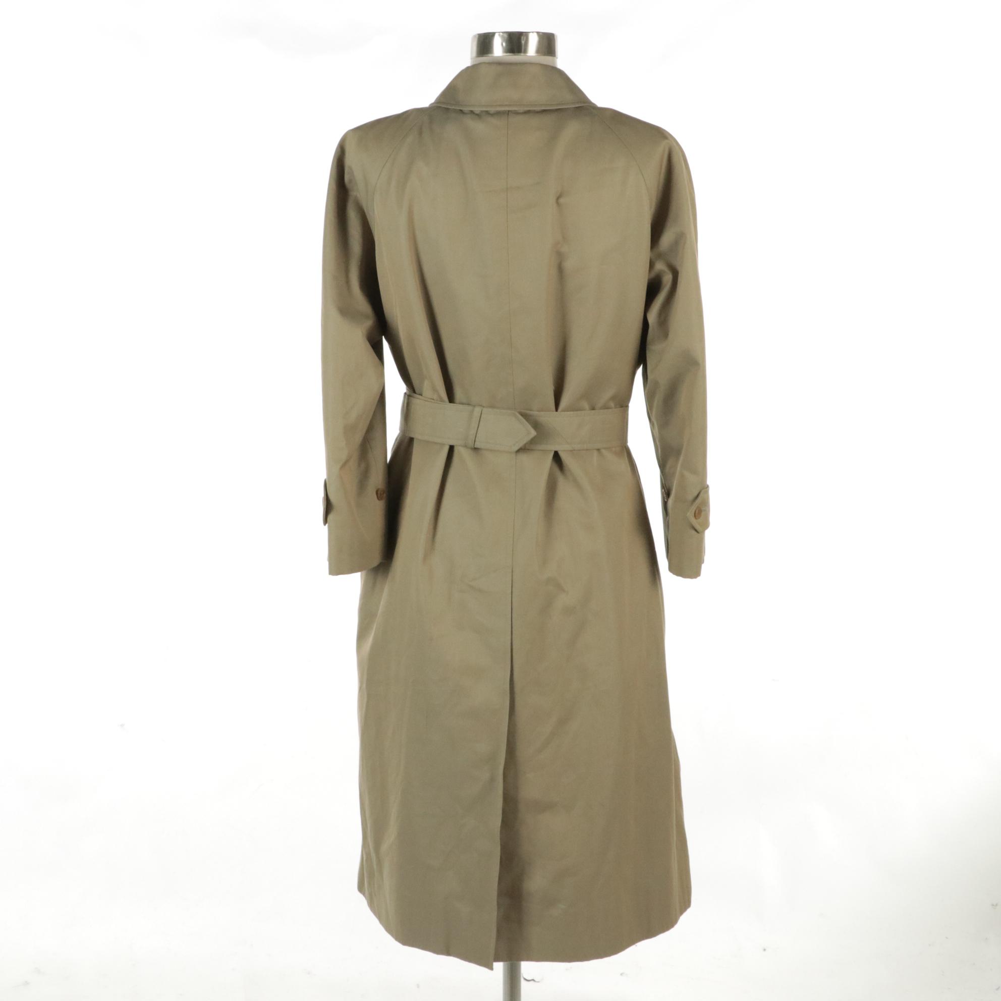 Burberrys Cotton Raincoat with Wool Liner, Made in Japan