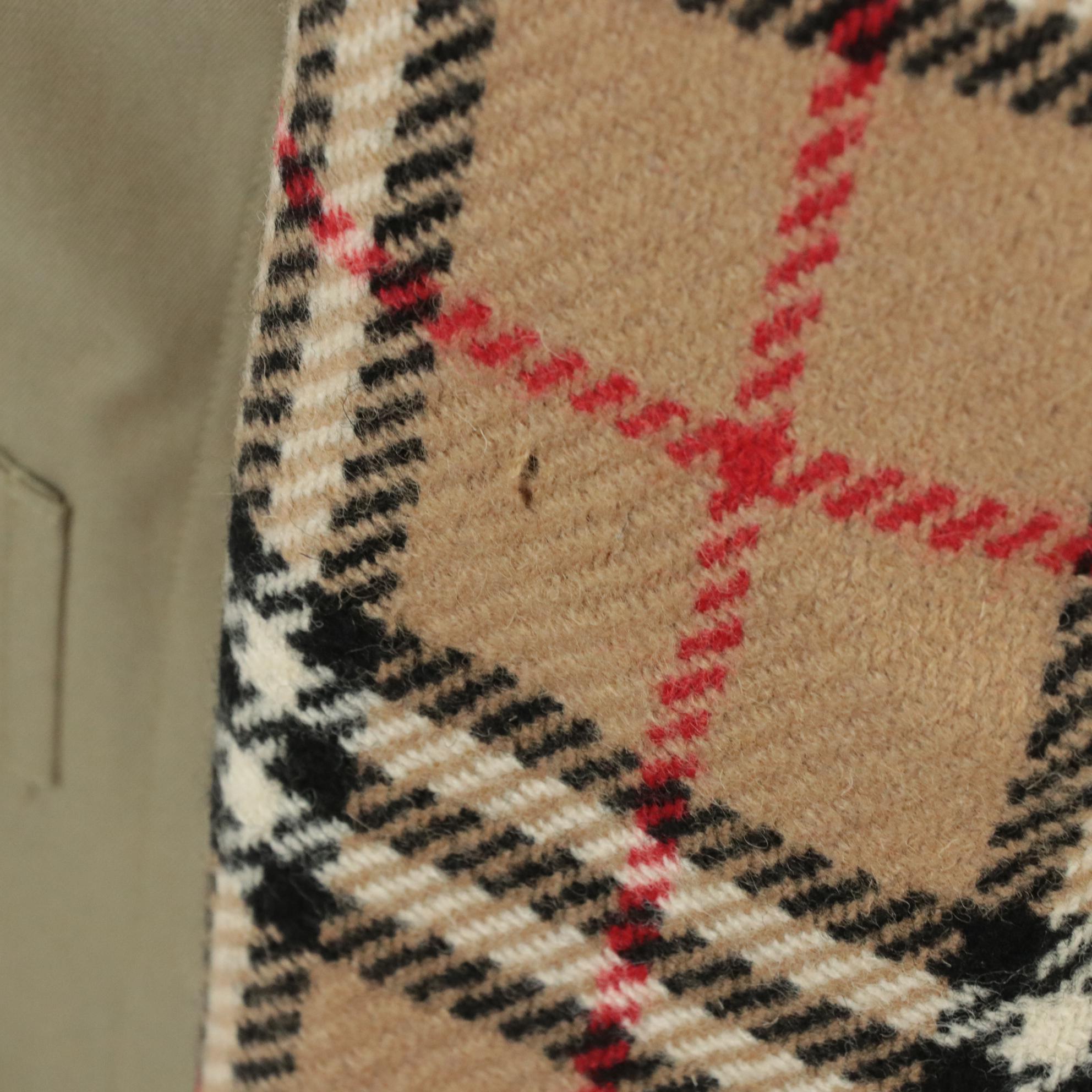 Burberrys Cotton Raincoat with Wool Liner, Made in Japan