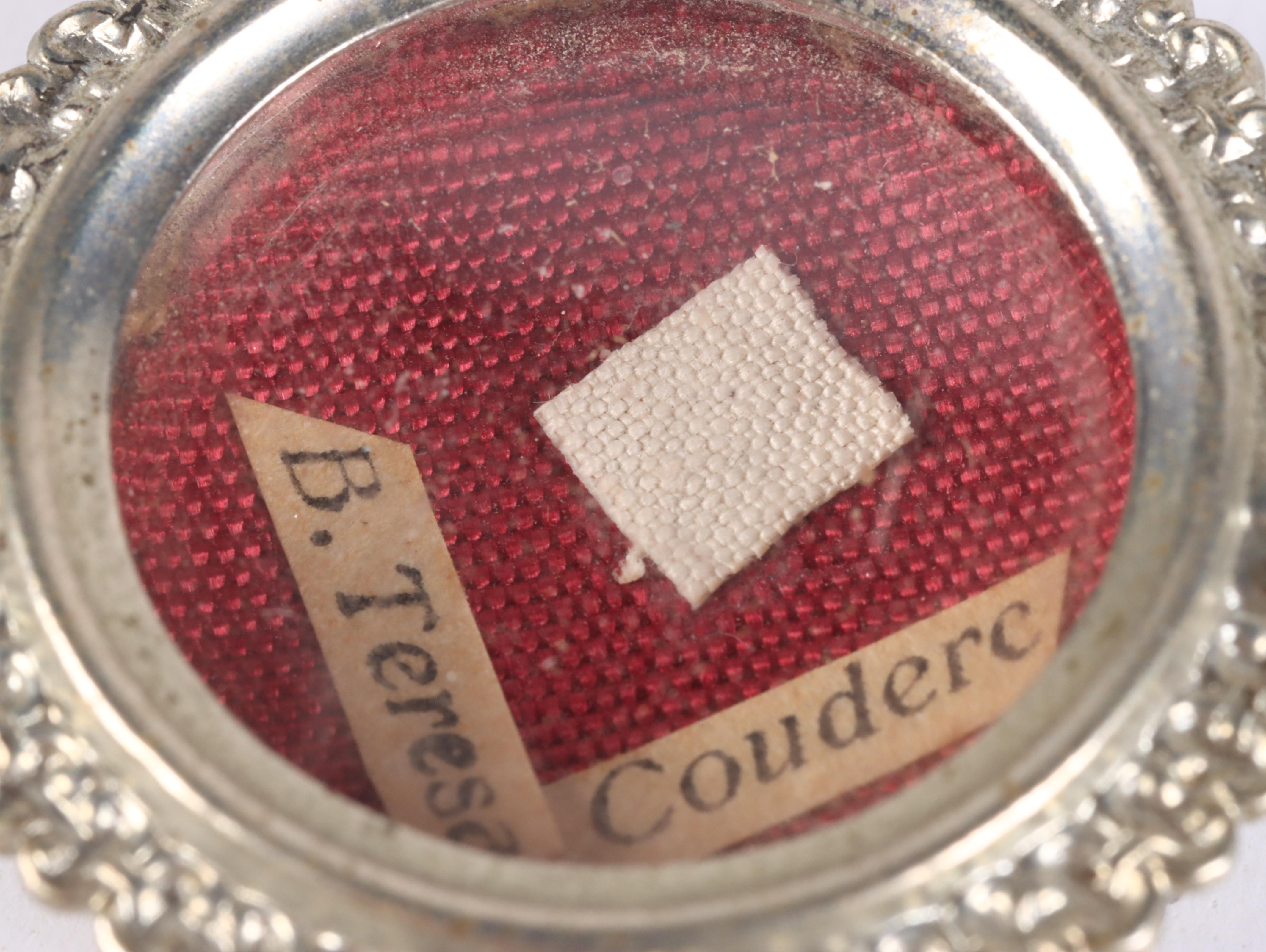 Second Class Relic of Blessed Thérèse Couderc in Reliquary with Seal