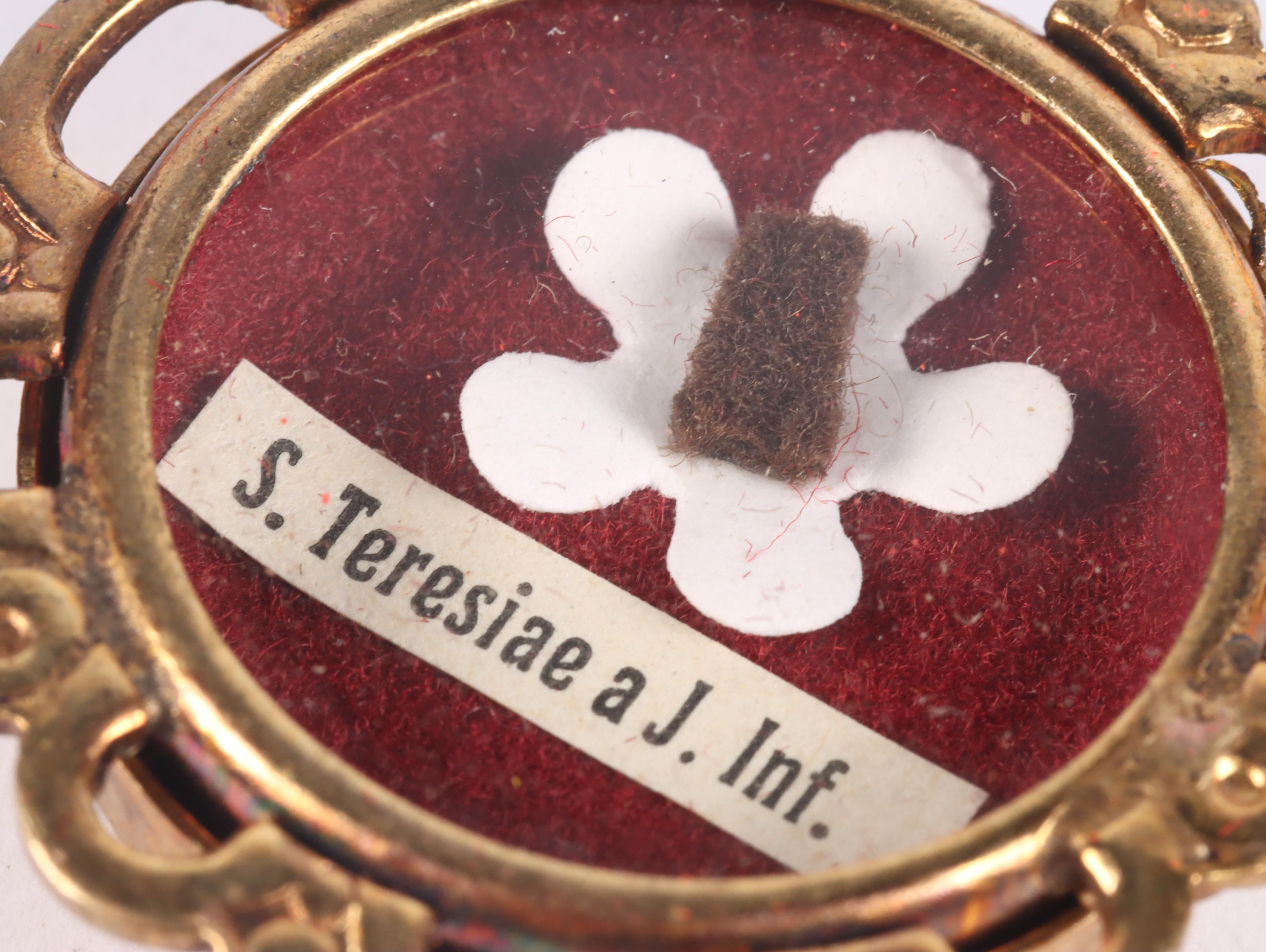 First Class Relic of Saint Thérèse of Lisieux in Reliquary with Seal