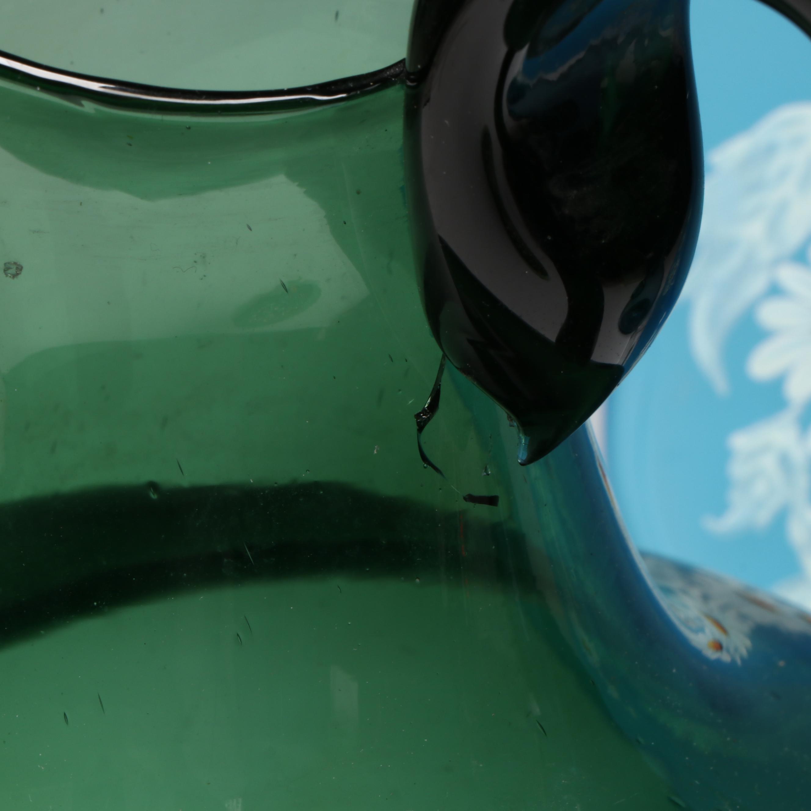 Wyaldra Glass Pitcher with Imperial Glass "Windmill Carnival" Plate and More