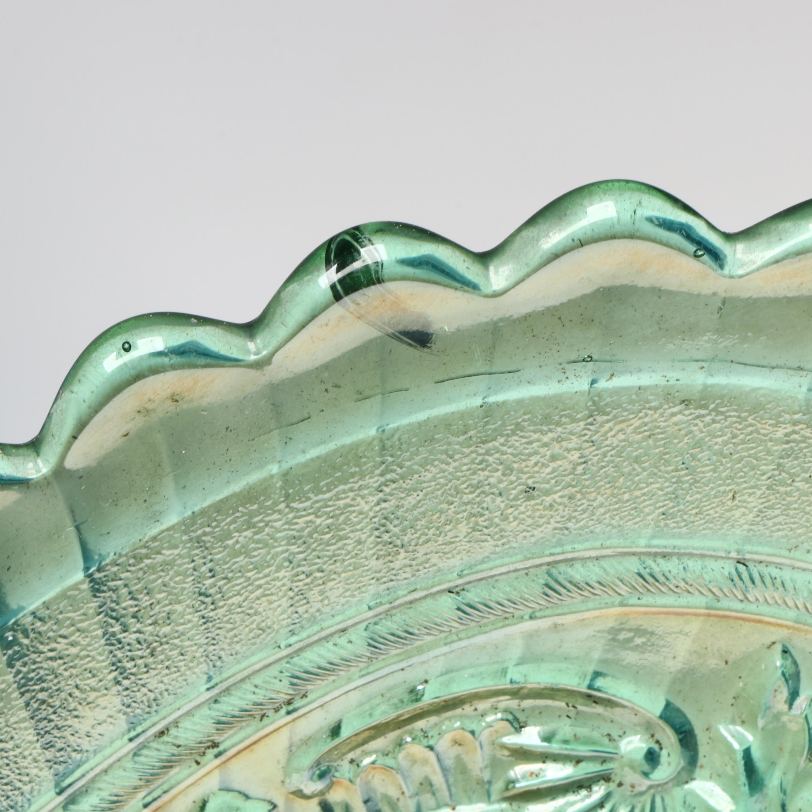 Wyaldra Glass Pitcher with Imperial Glass "Windmill Carnival" Plate and More