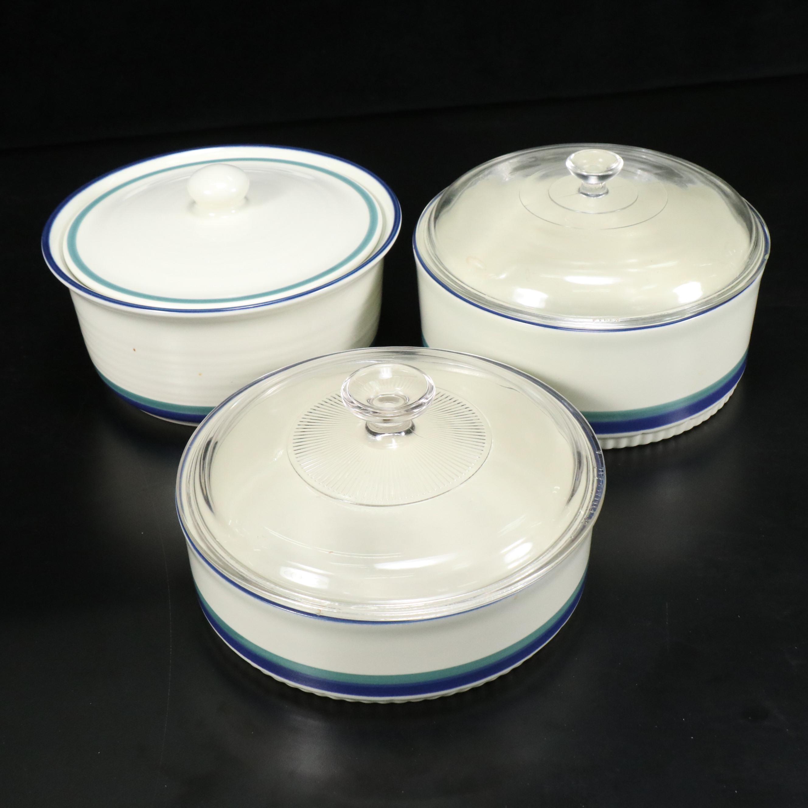 Pfaltzgraff "Ocean Breeze" Dinnerware with Glass Tumblers