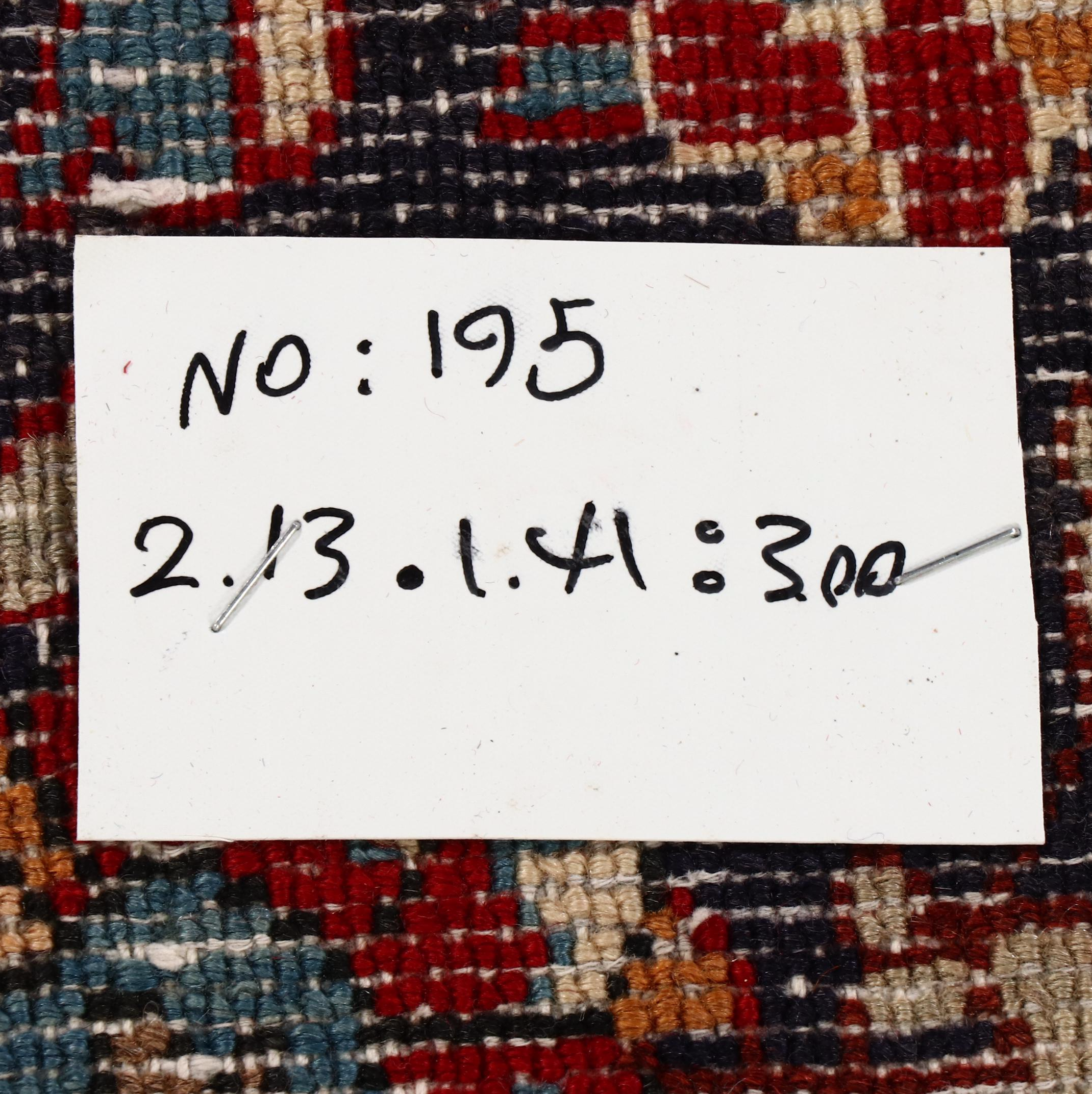 4'9 x 7'2 Hand-Knotted Persian Mashhad Area Rug