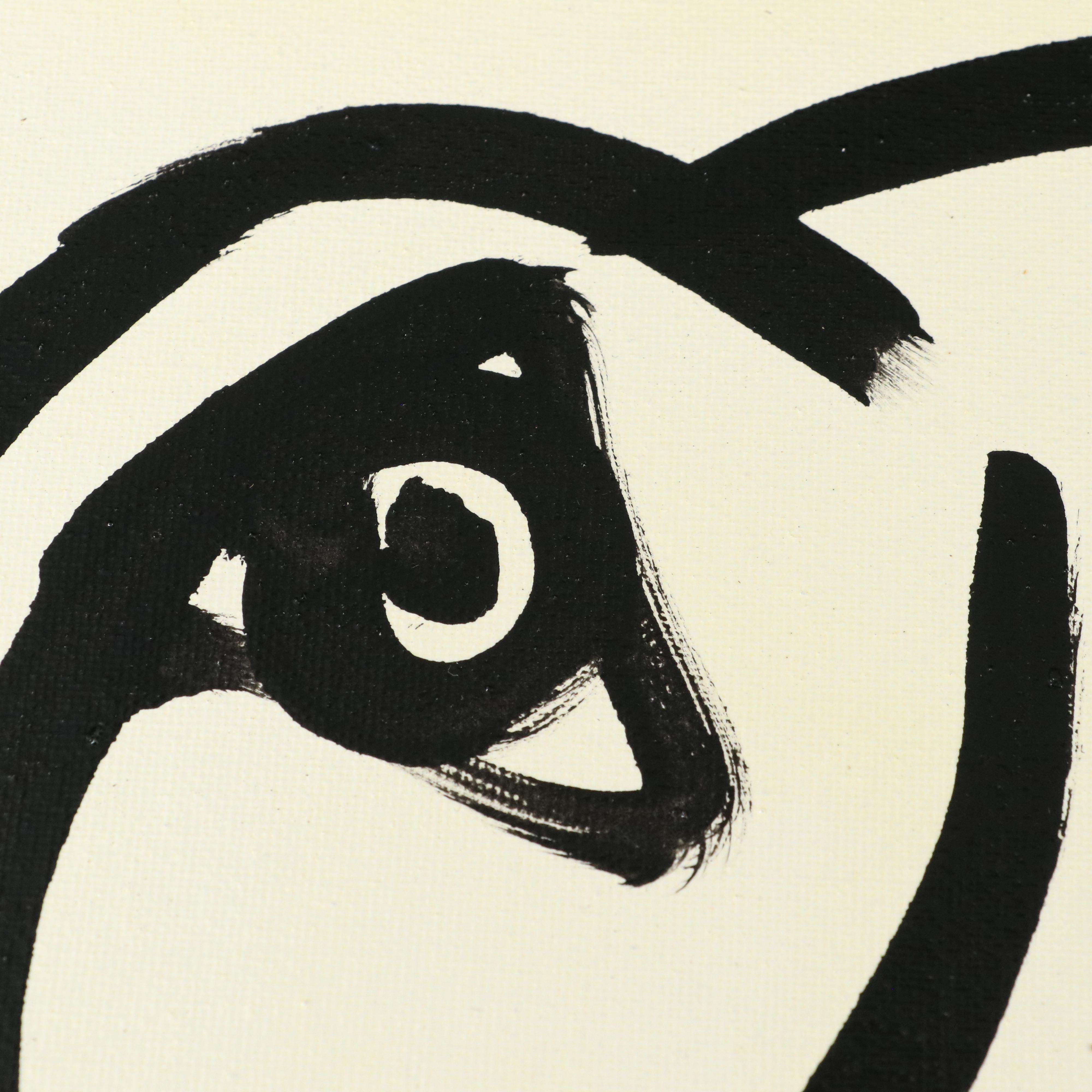 Peter Robert Keil Stylized Acrylic Portrait