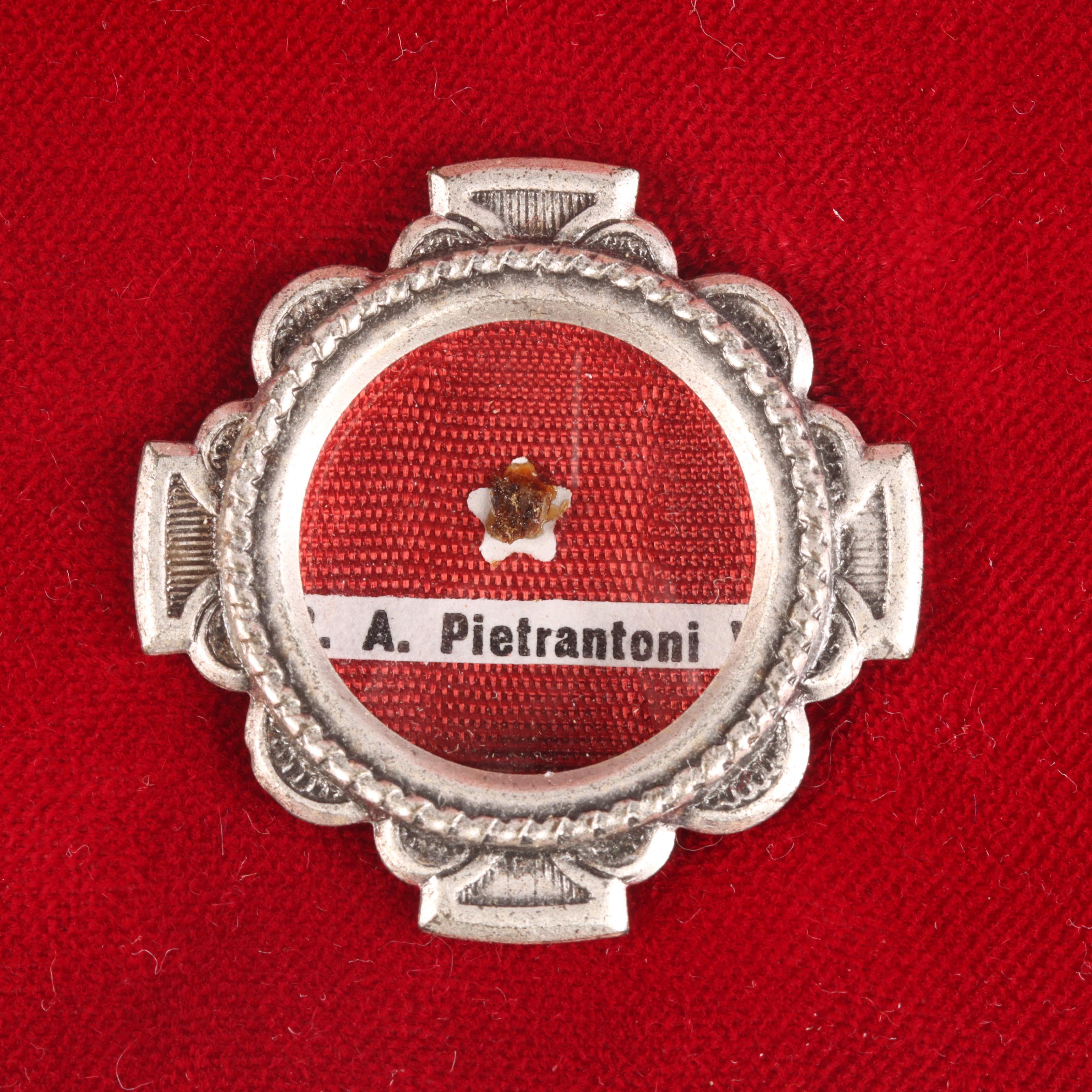 First Class Relic of Agostina Livia Pietrantoni in Reliquary Box