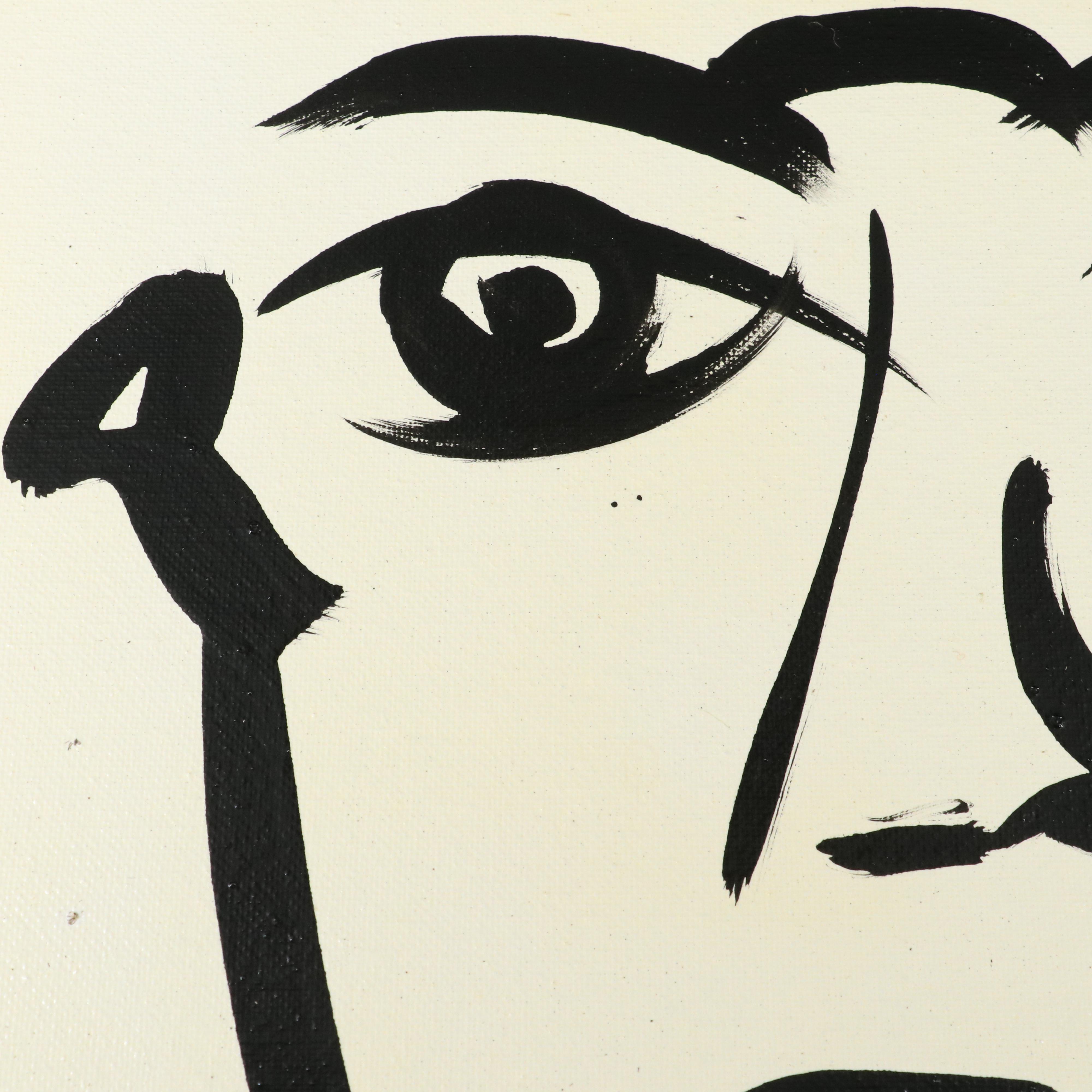 Peter Robert Keil Stylized Acrylic Portrait