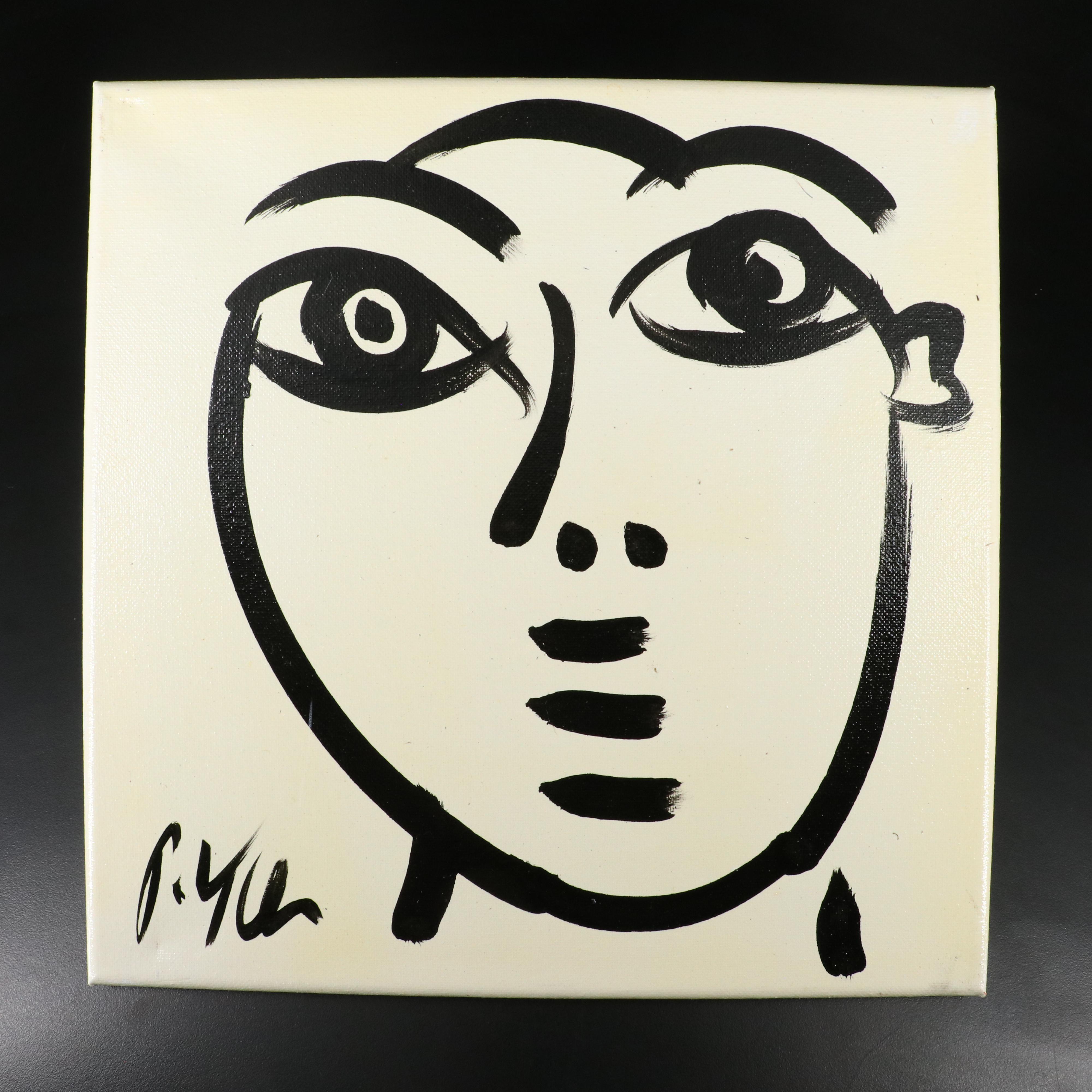 Peter Robert Keil Stylized Acrylic Portrait