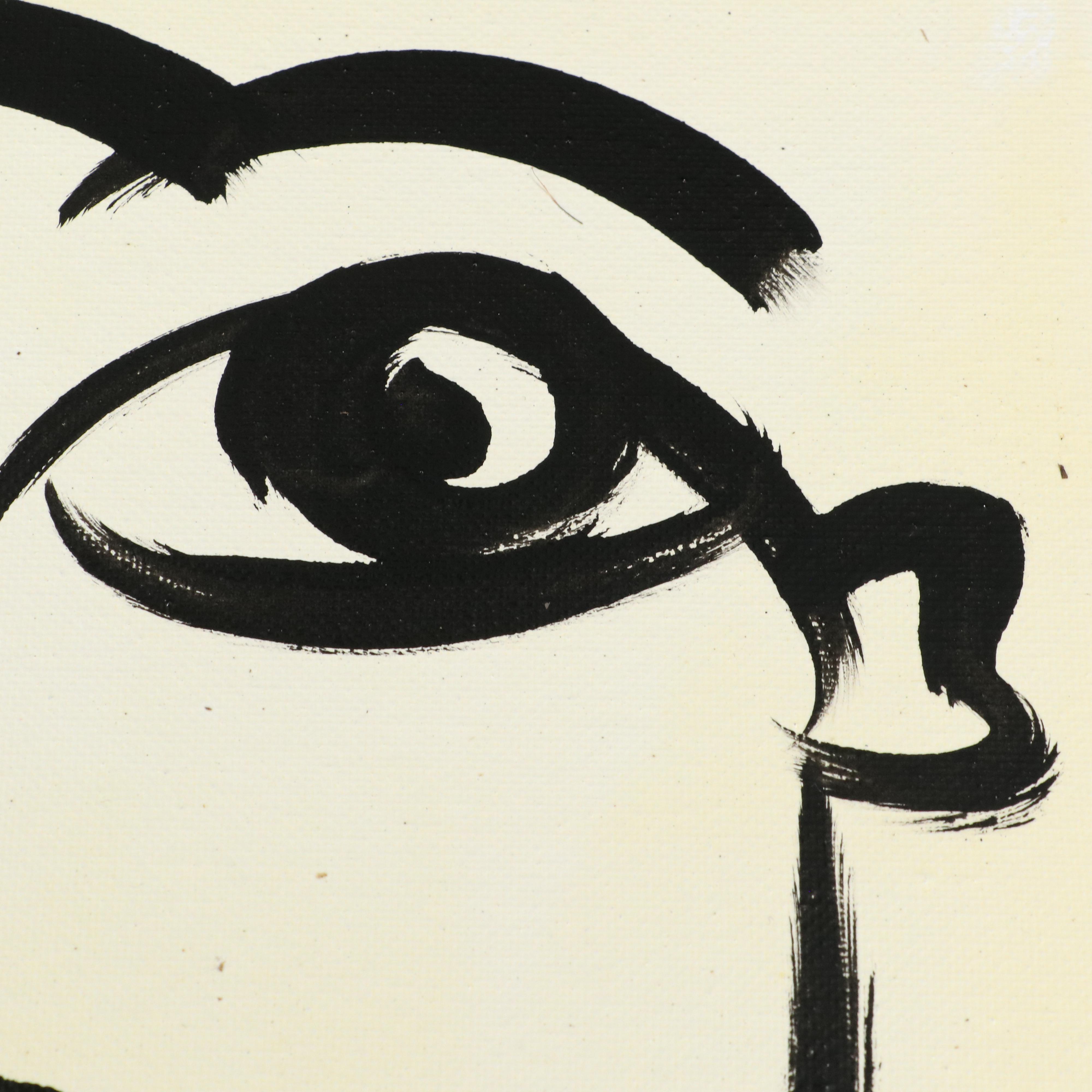 Peter Robert Keil Stylized Acrylic Portrait