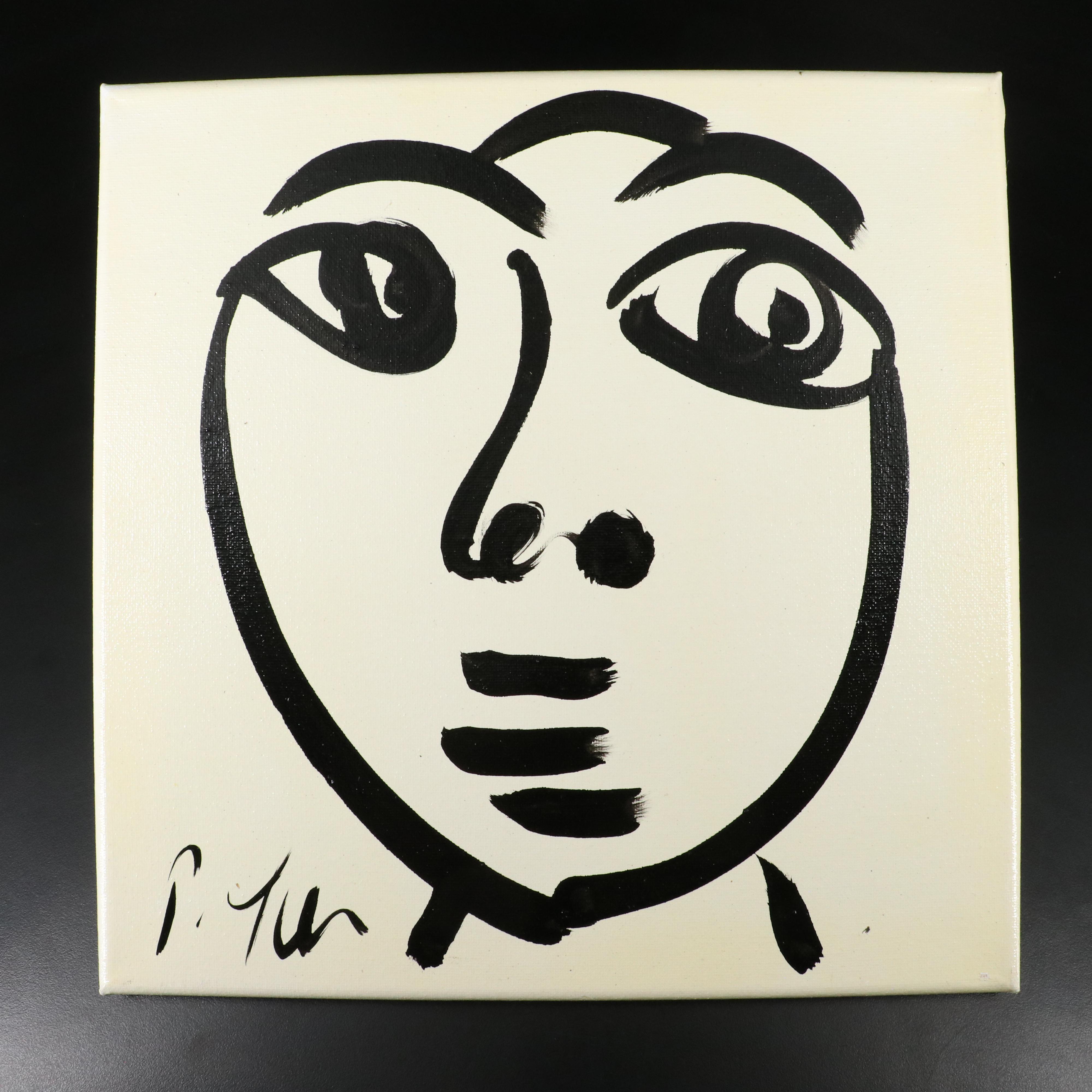 Peter Robert Keil Stylized Acrylic Portrait