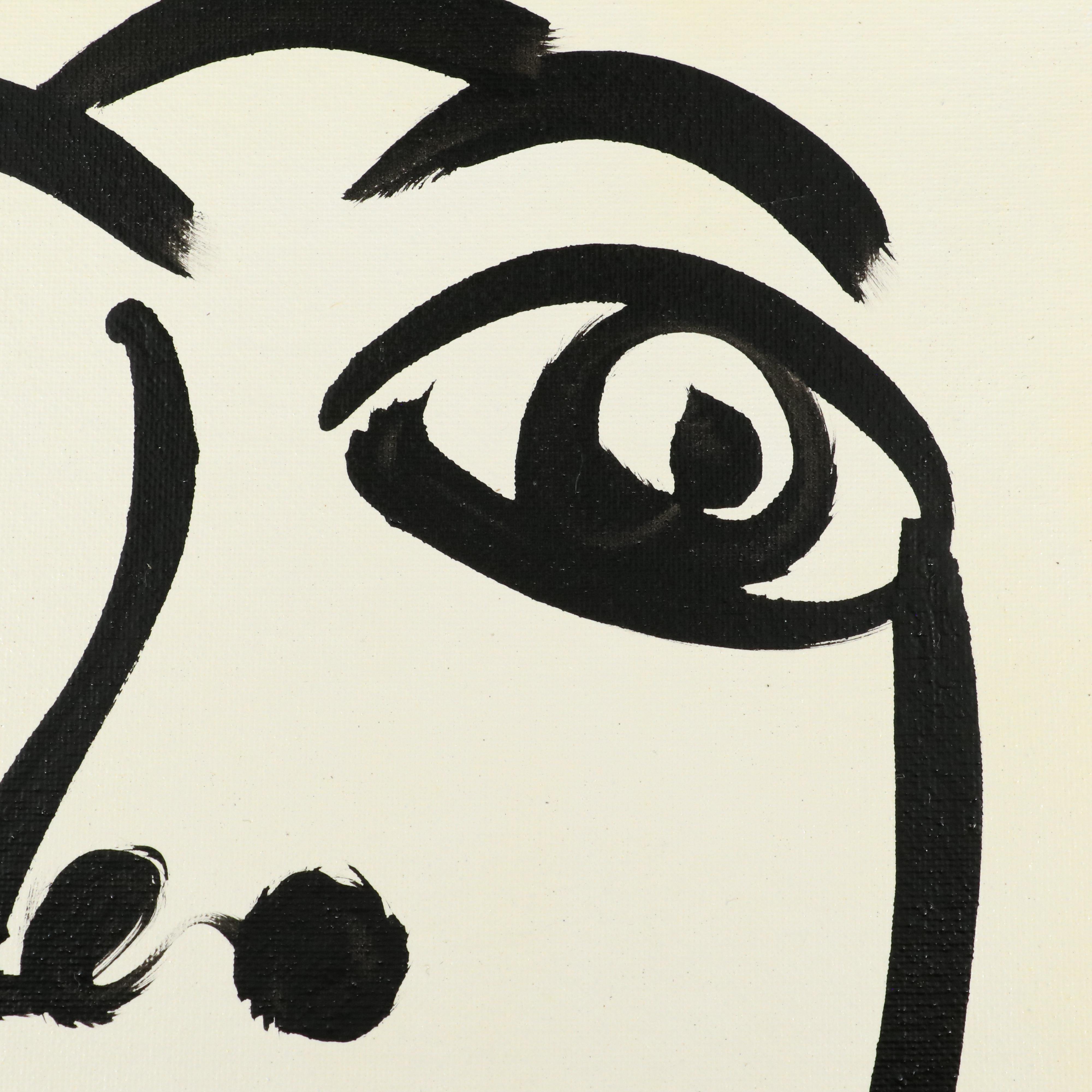 Peter Robert Keil Stylized Acrylic Portrait