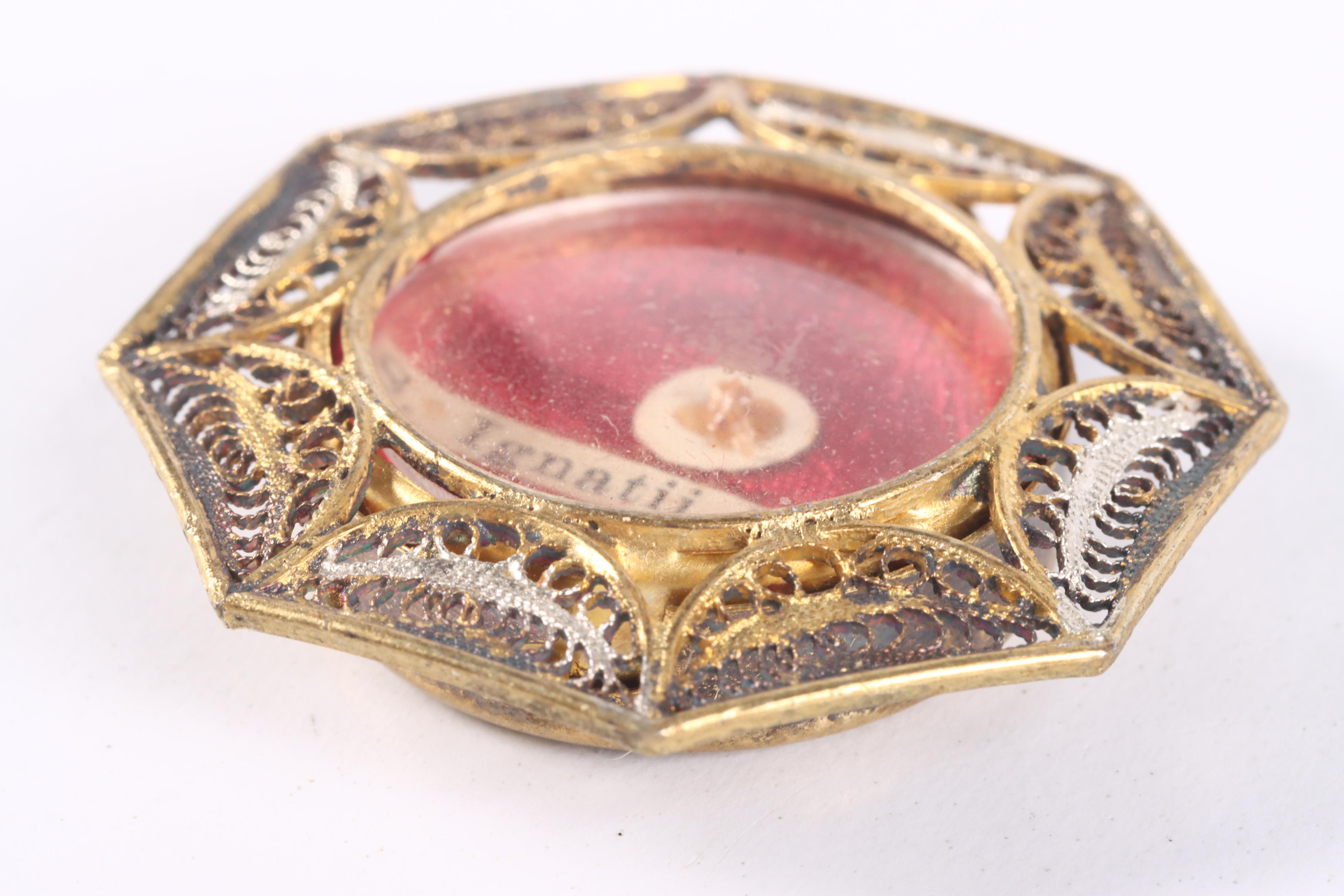 First Class Relic of Saint Ignatius of Loyola in Reliquary with Seal