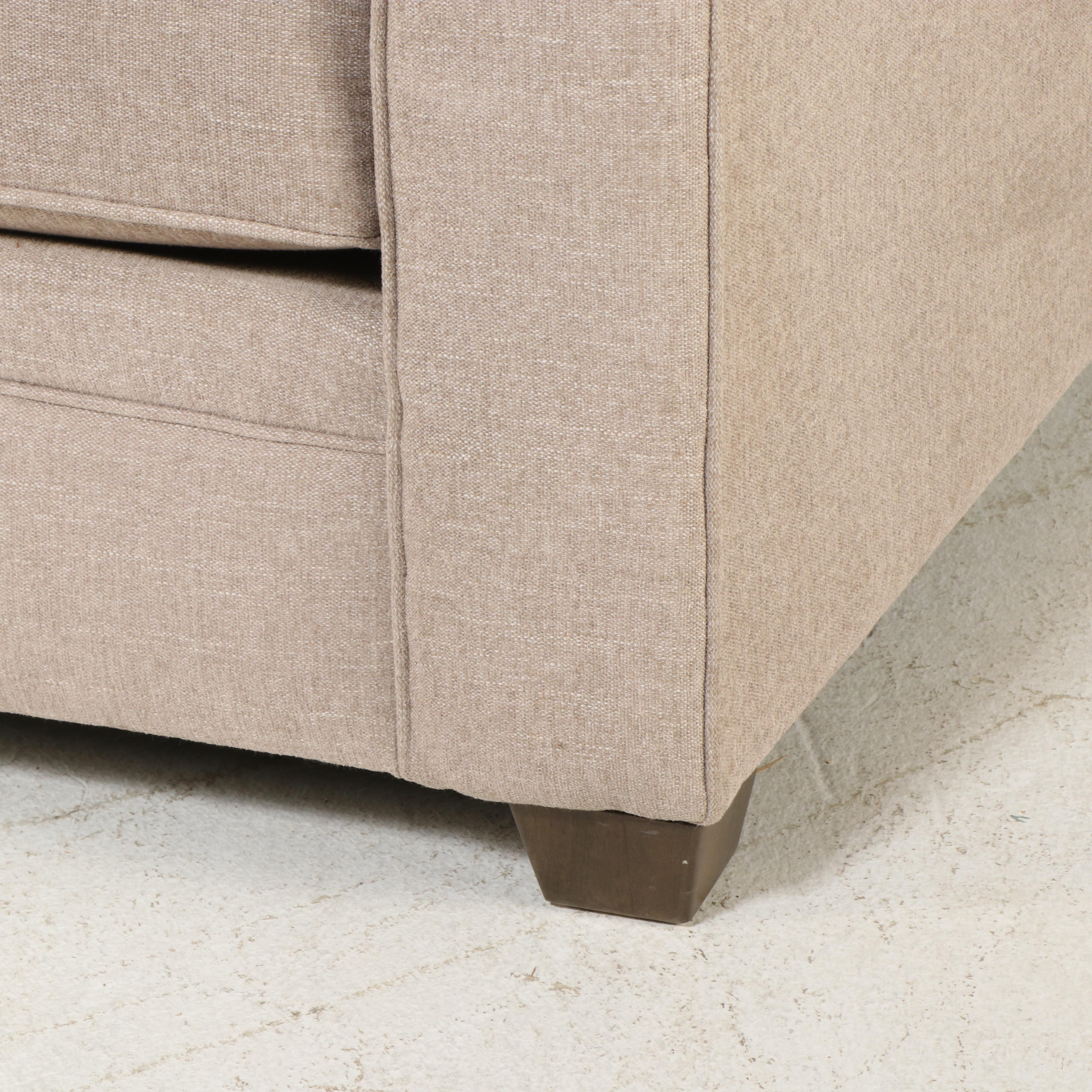 Haverty's "Sandy" Upholstered Roll-Arm Sofa