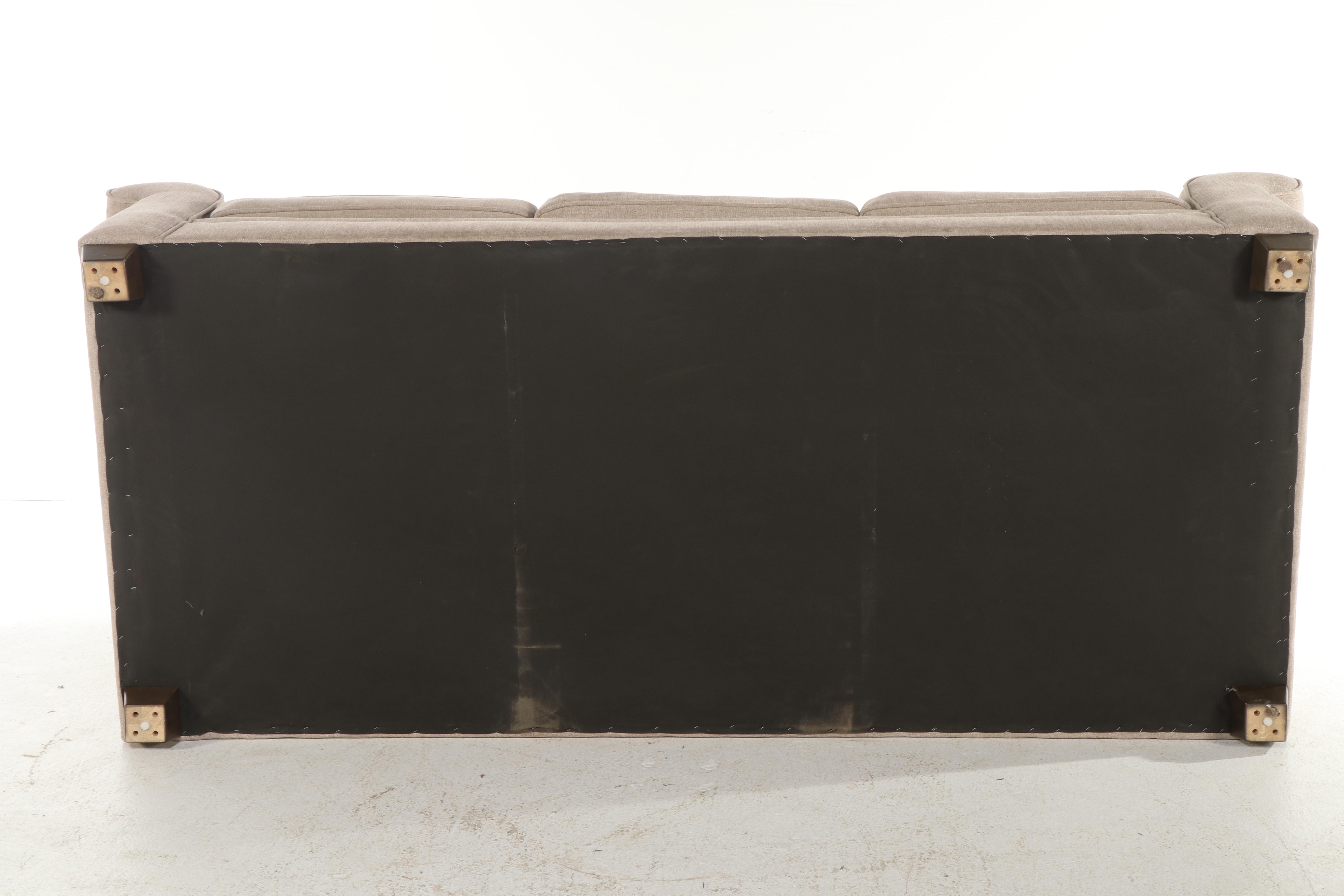 Haverty's "Sandy" Upholstered Roll-Arm Sofa