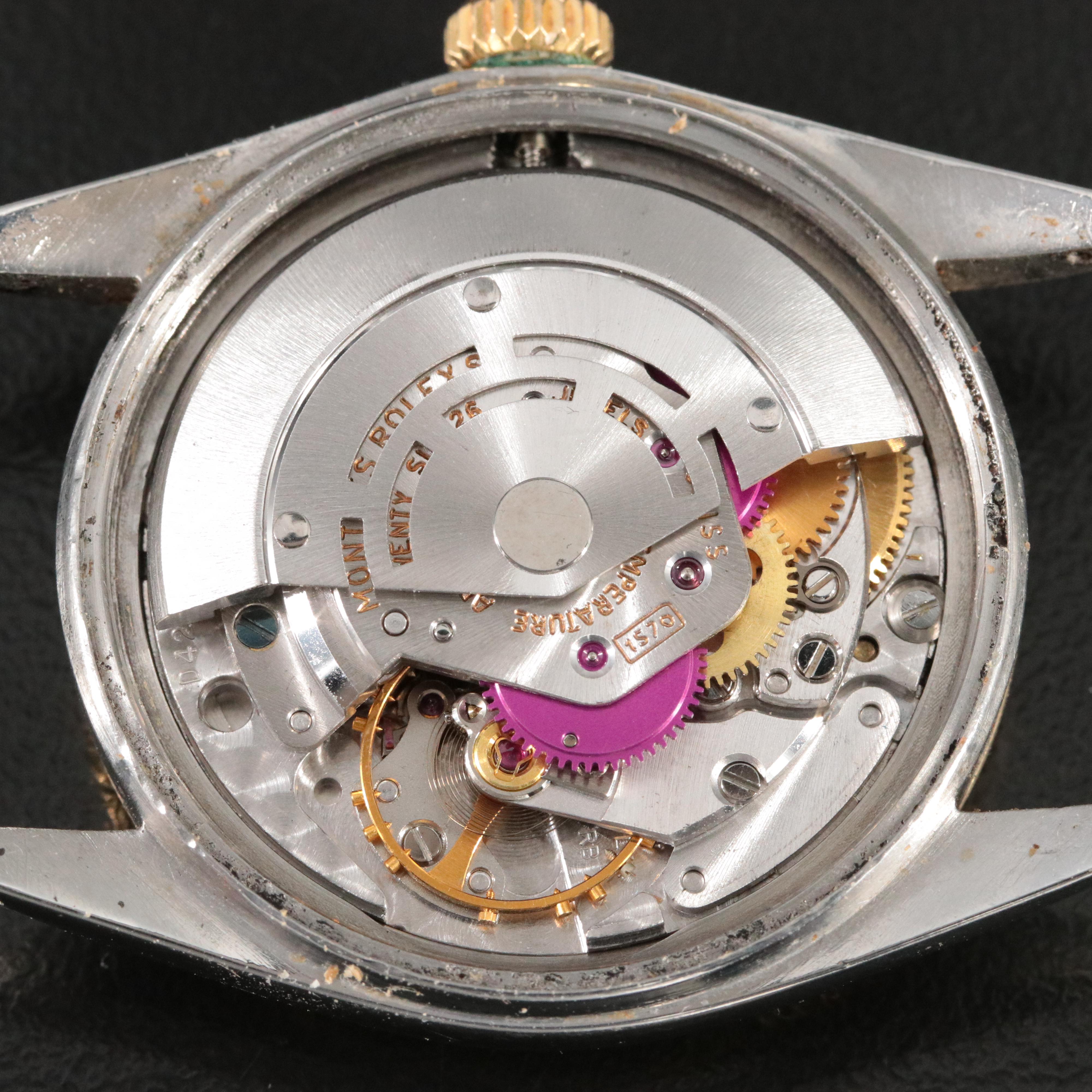 1964 Rolex Pie Pan Sigma Dial Datejust Watch