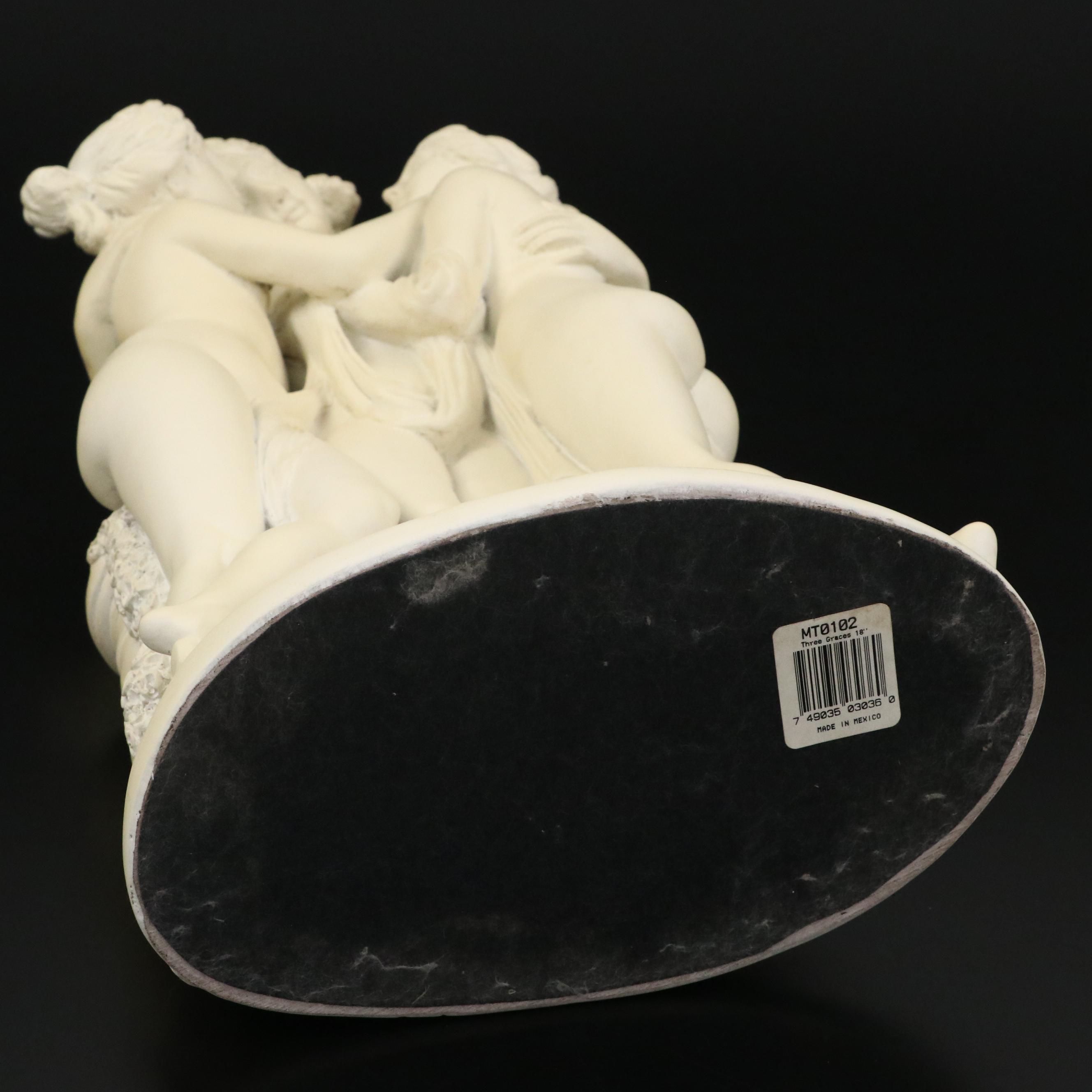 Austin Sculpture Composite After Antonio Canova "The Three Graces"