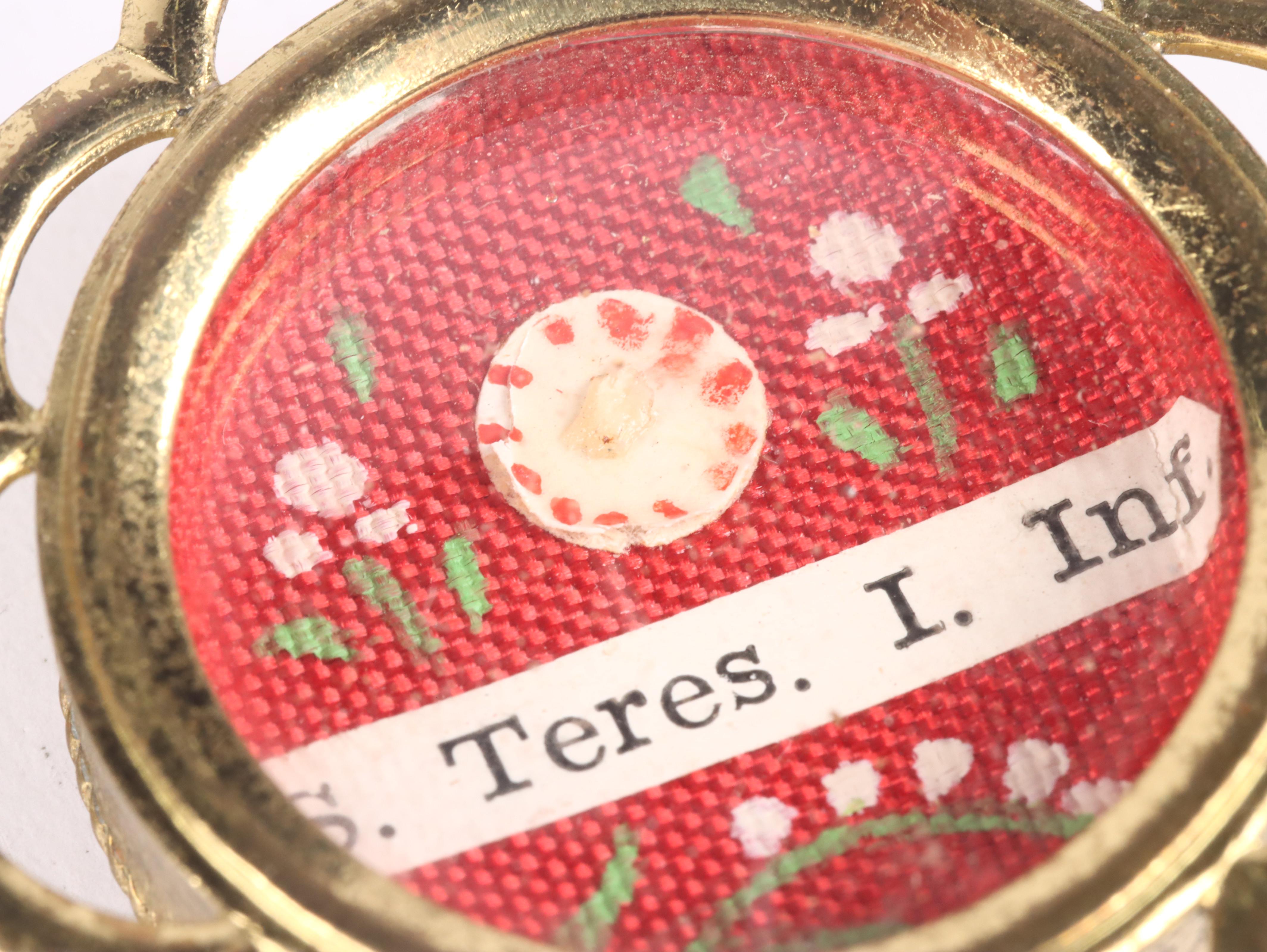 First Class Relic of Thérèse of Lisieux in Reliquary with Seal