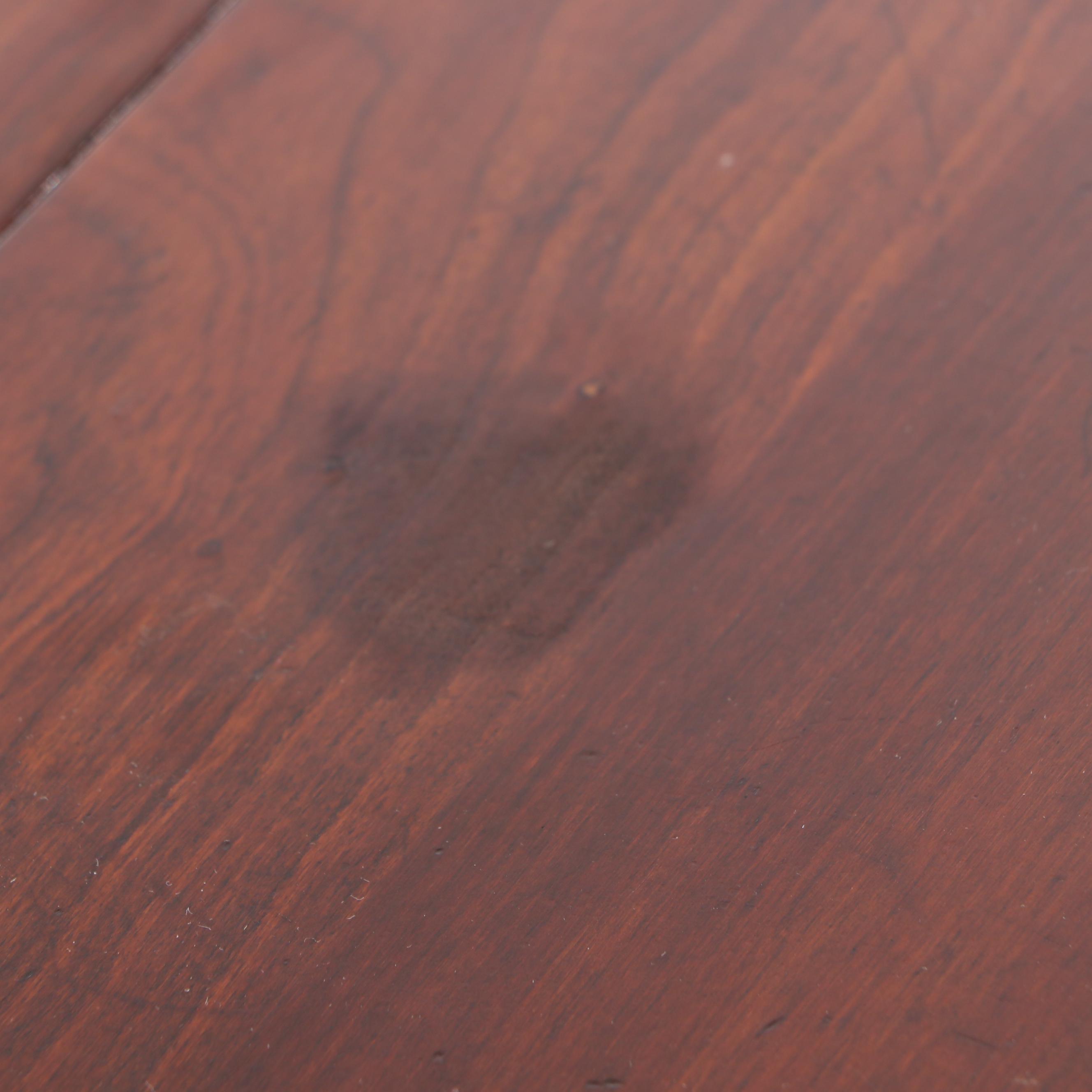 Seven-Piece Queen Anne Style Dining Set with Henkel-Harris Black Cherry Chairs