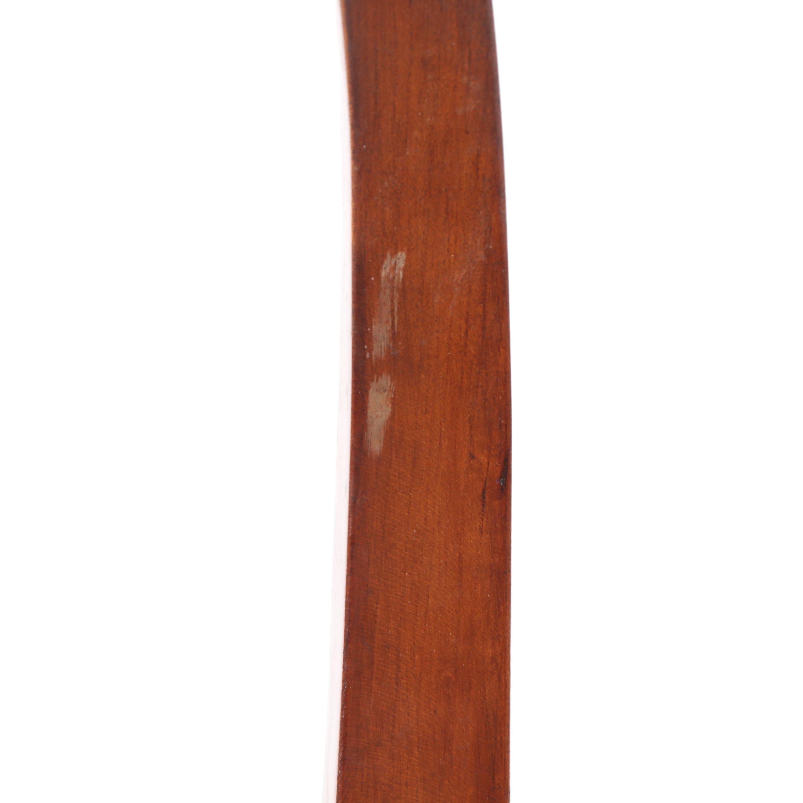 Seven-Piece Queen Anne Style Dining Set with Henkel-Harris Black Cherry Chairs