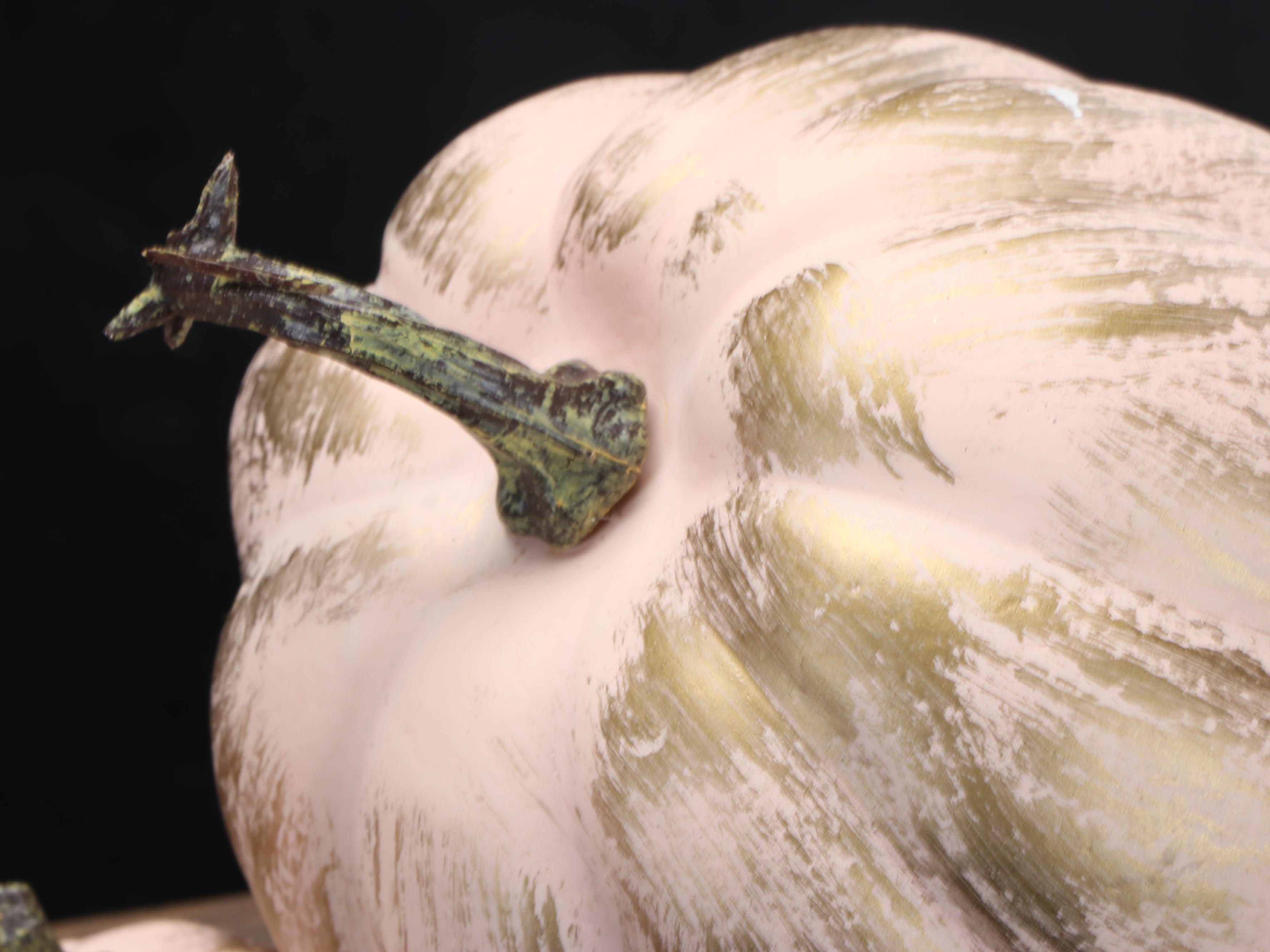 HD Designs Outdoors Metal Buckets with Wood Handled Tray and Pumpkins