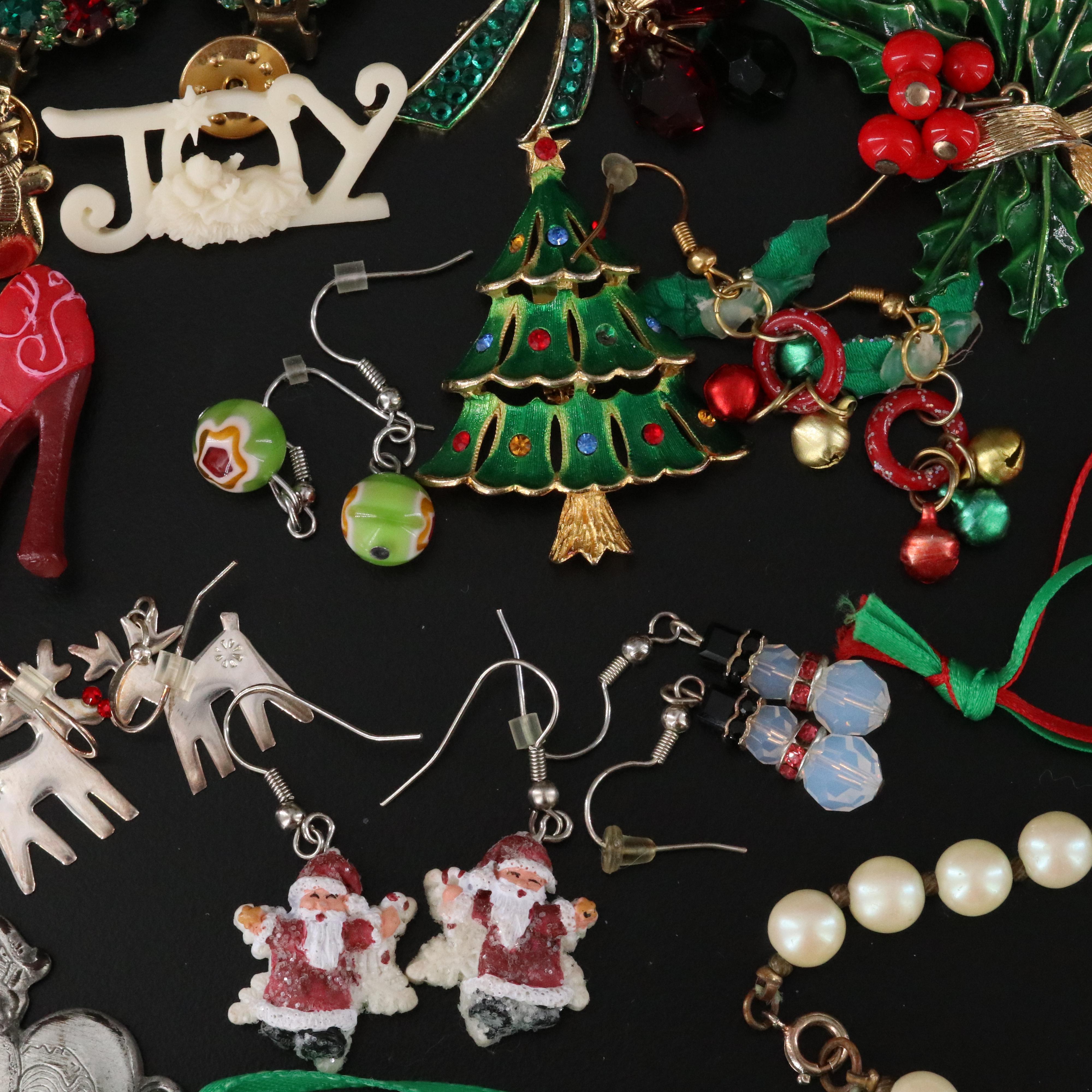 Weiss Earrings Featured in Vintage Christmas Jewelry Collection