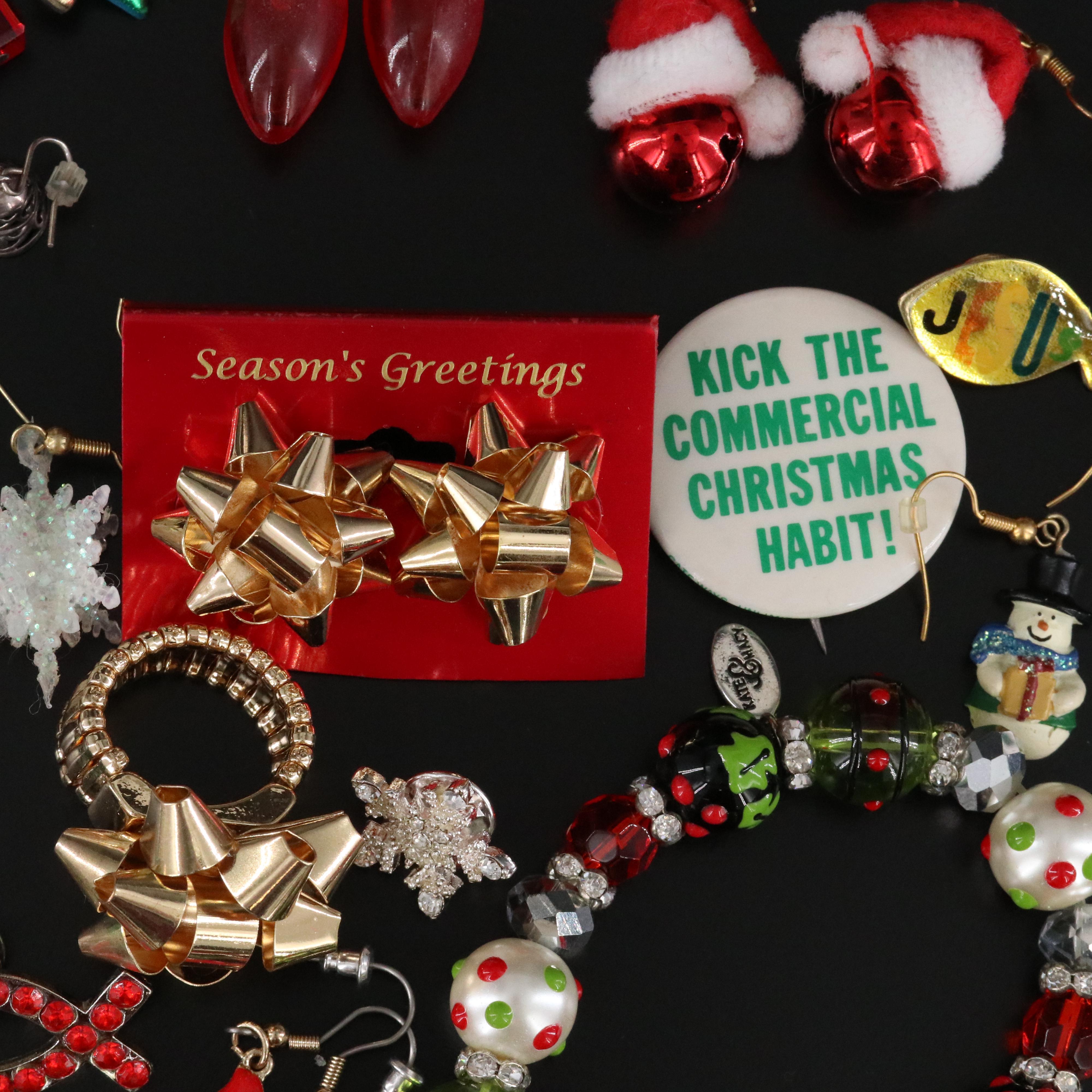 Weiss Earrings Featured in Vintage Christmas Jewelry Collection