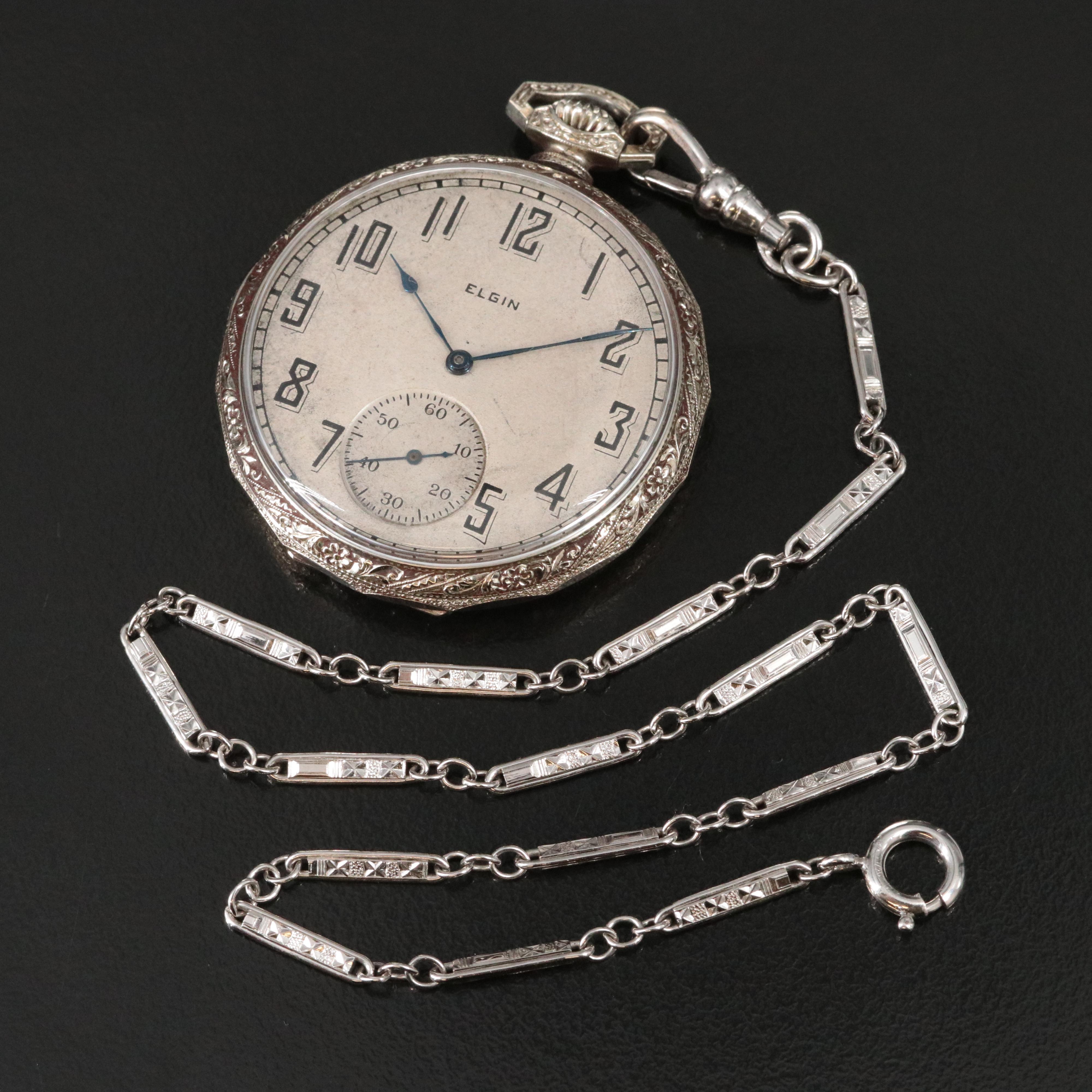 1922 Elgin 14K Gold-Filled Pocket Watch