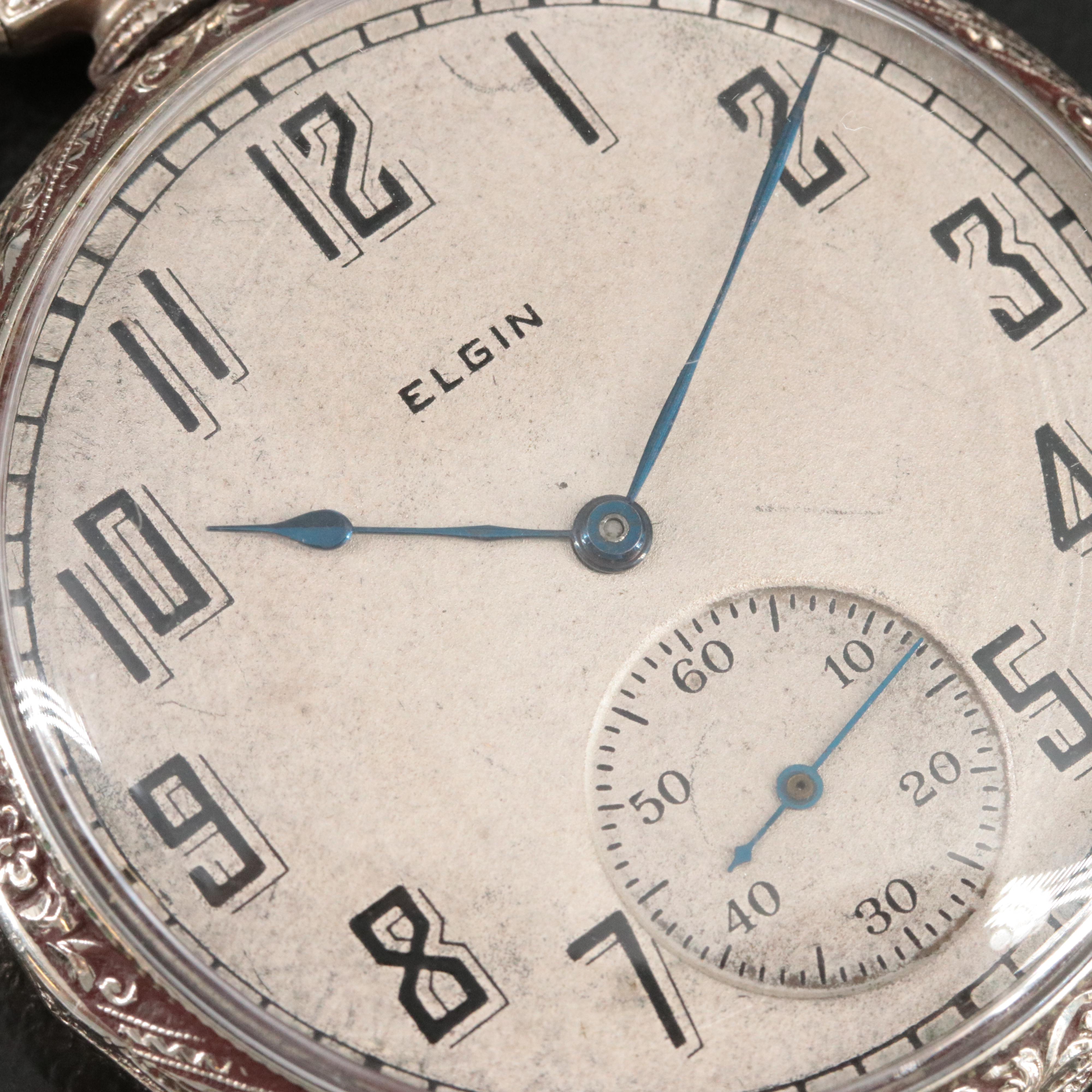 1922 Elgin 14K Gold-Filled Pocket Watch