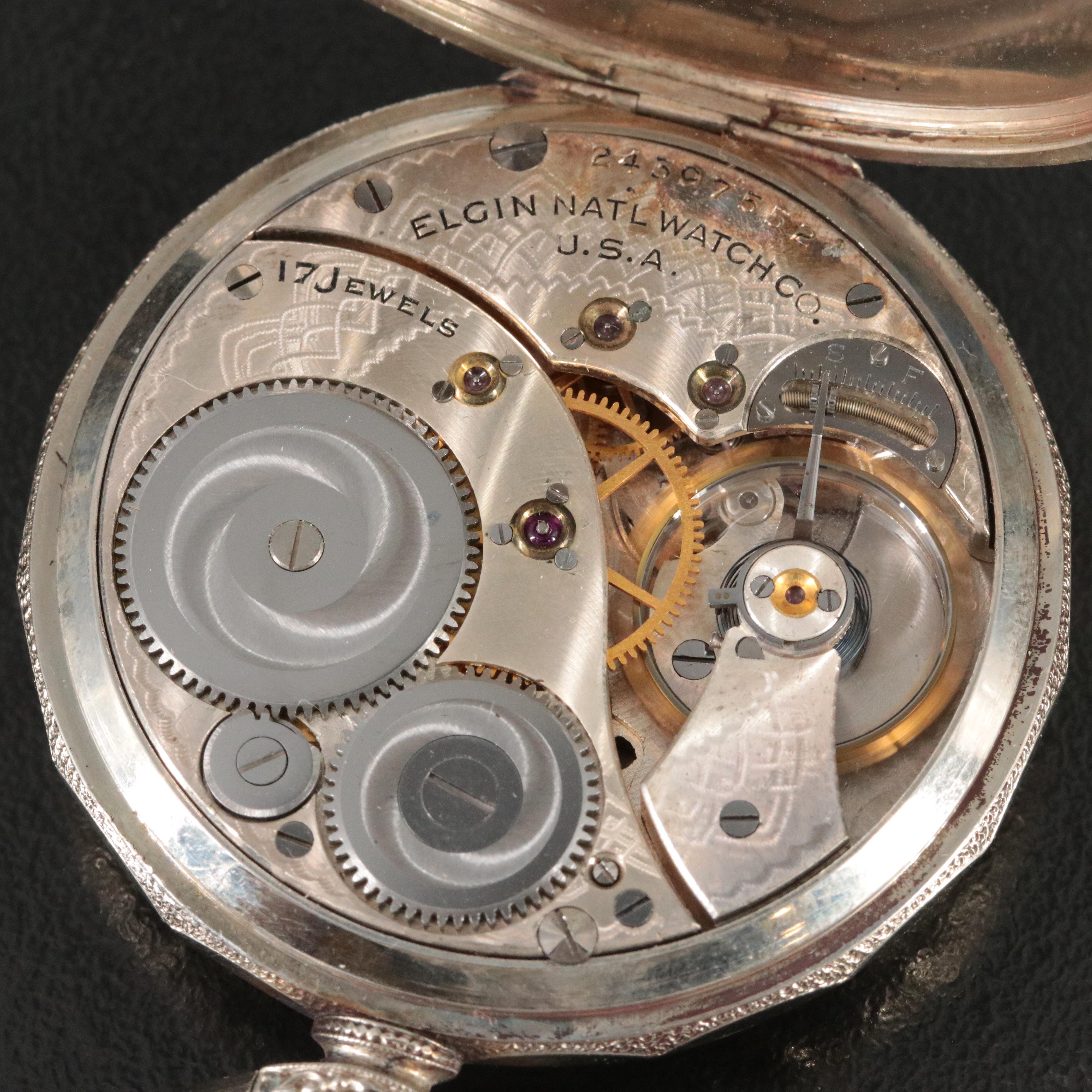 1922 Elgin 14K Gold-Filled Pocket Watch