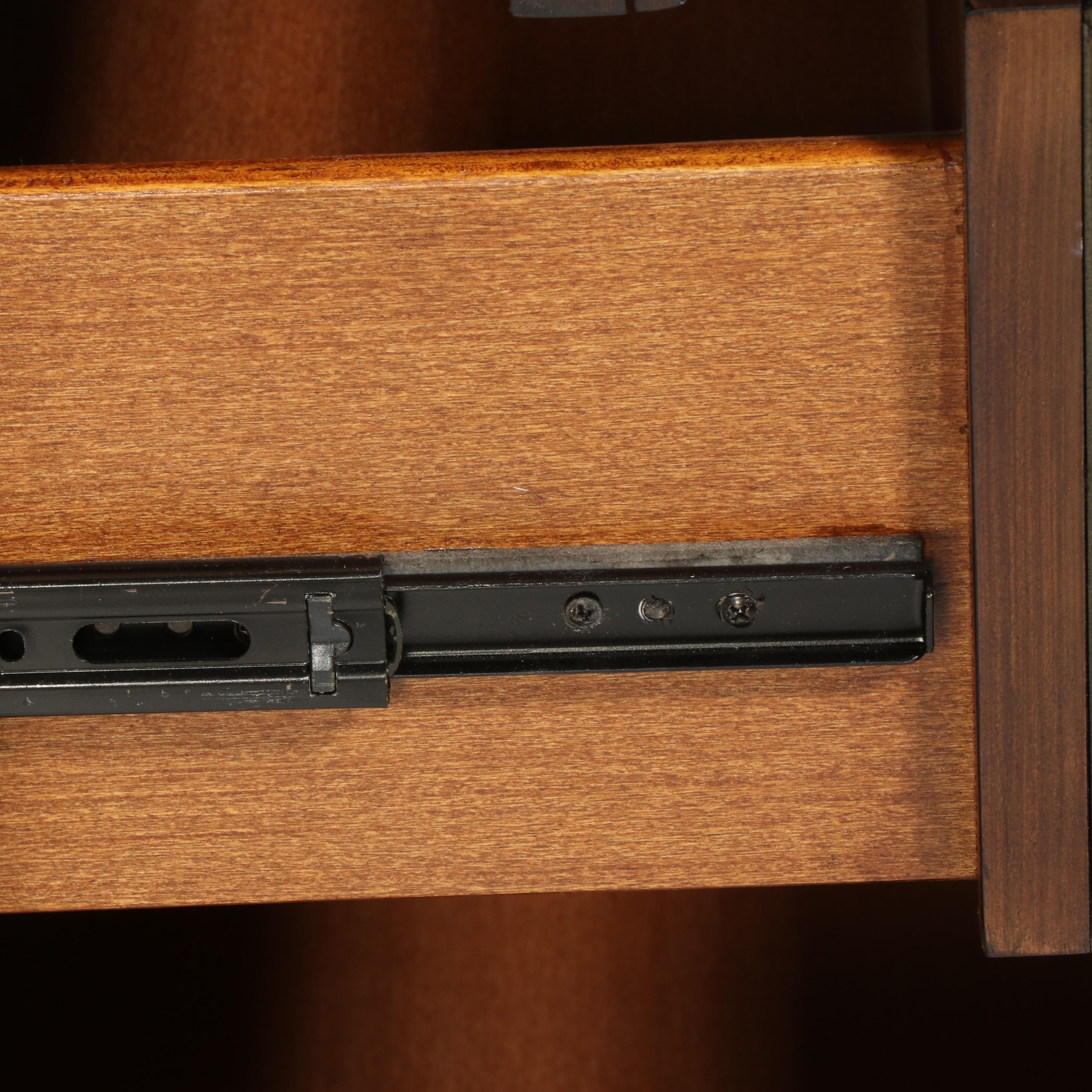 Home Meridian International Shaker Style Walnut Finish Chest of Drawers