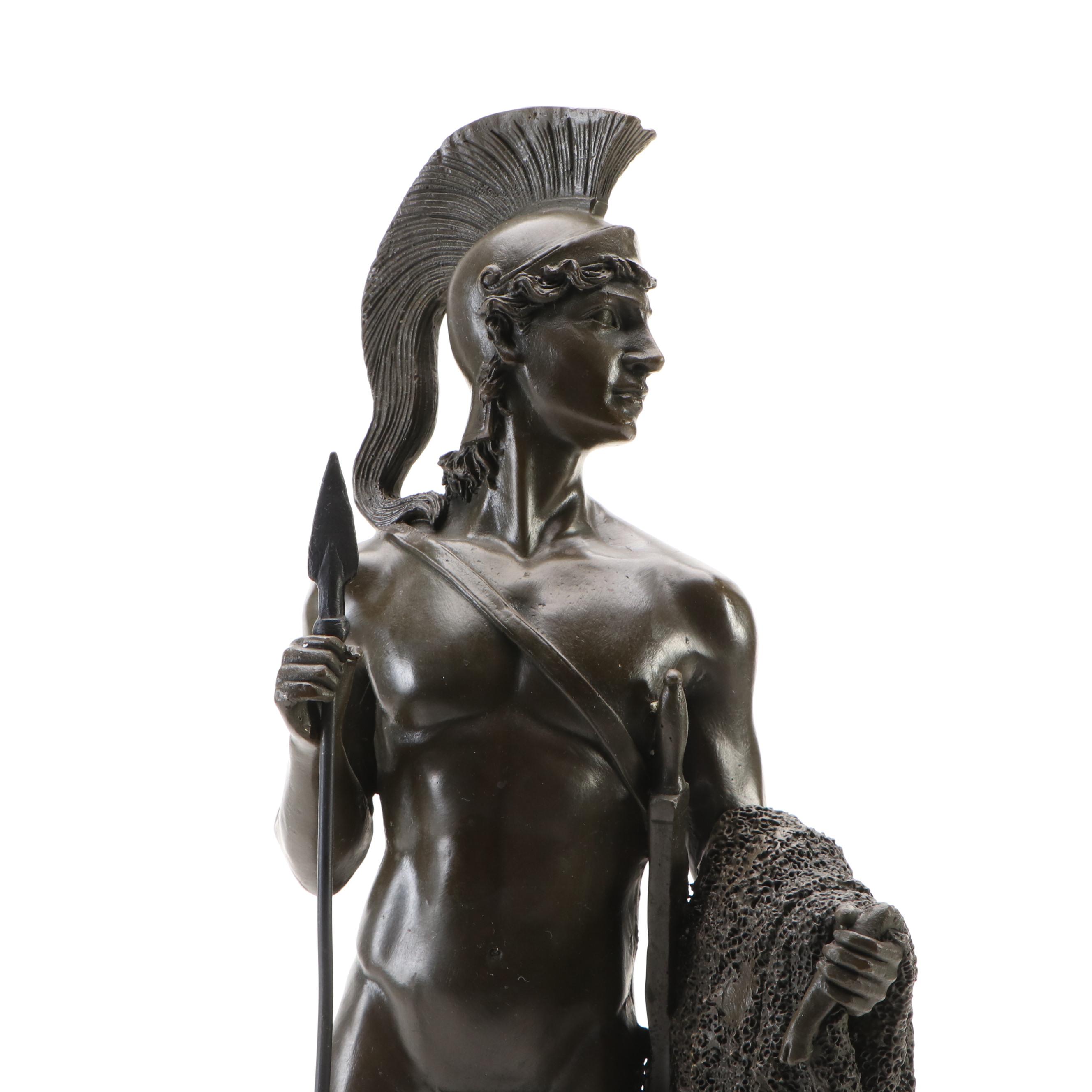 After Bertel Thorvaldsen "Jason and the Golden Fleece" Bronze Figural Group