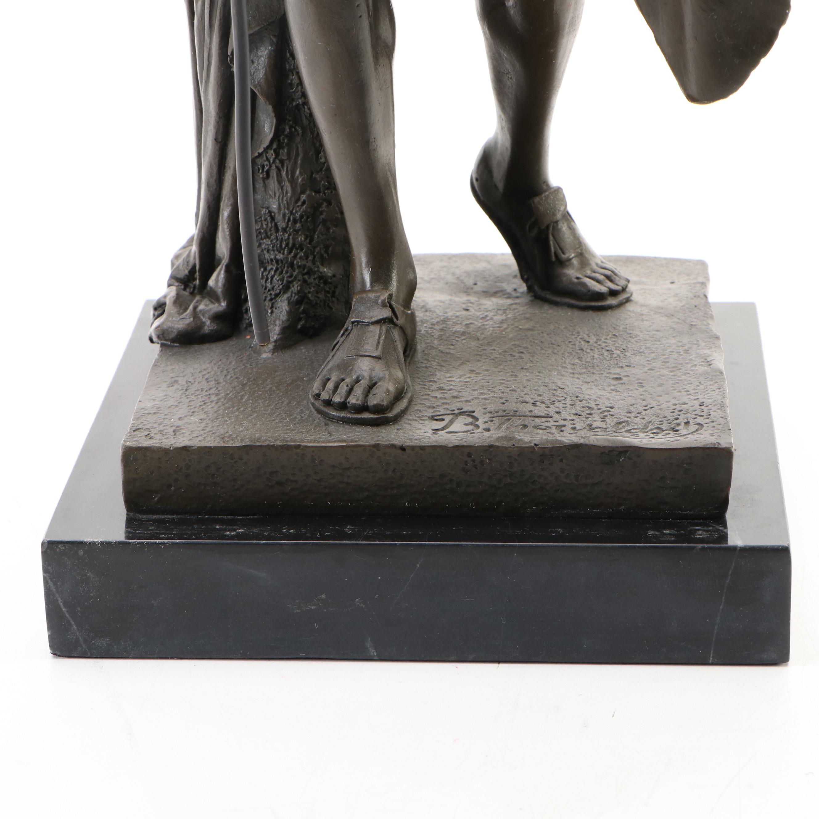 After Bertel Thorvaldsen "Jason and the Golden Fleece" Bronze Figural Group