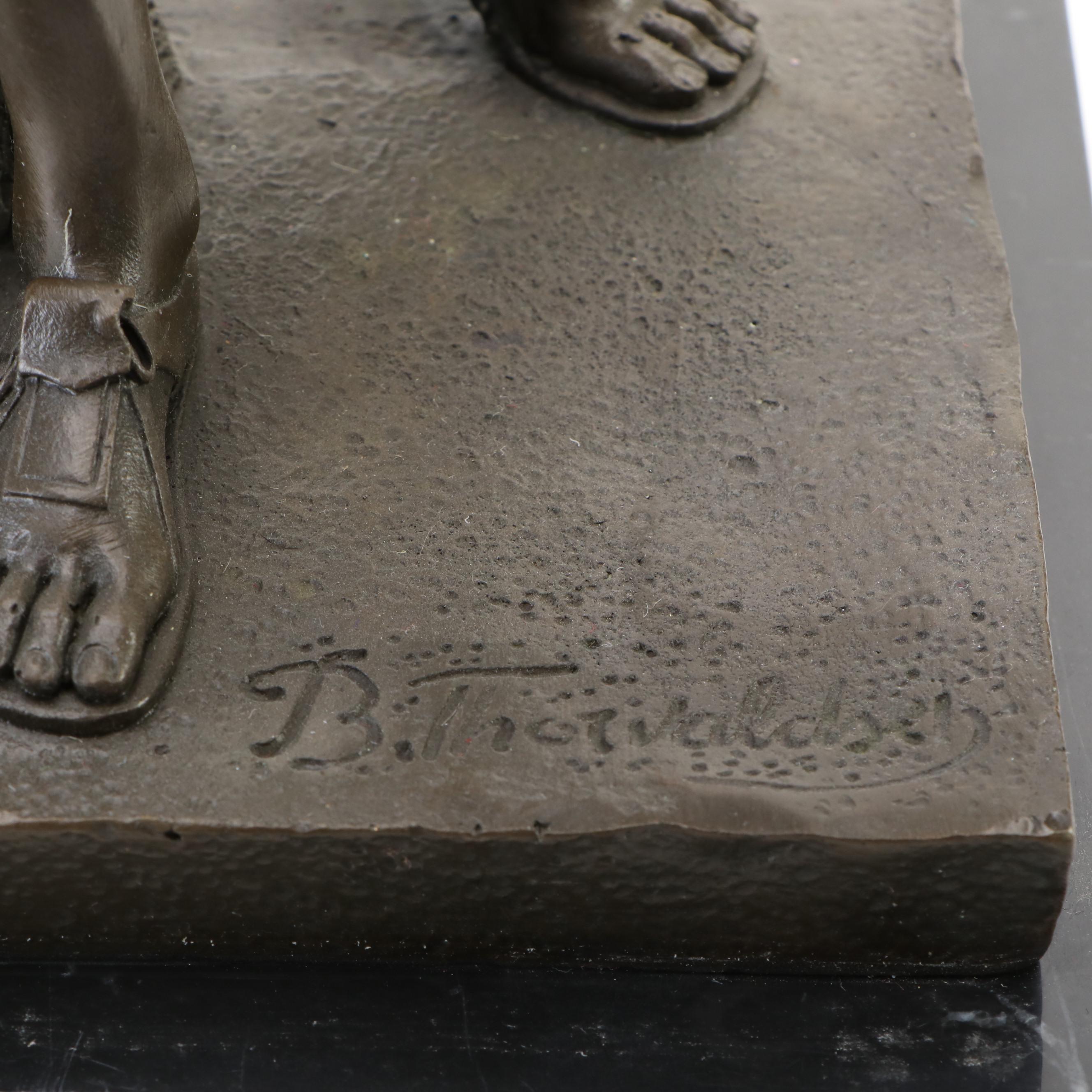 After Bertel Thorvaldsen "Jason and the Golden Fleece" Bronze Figural Group