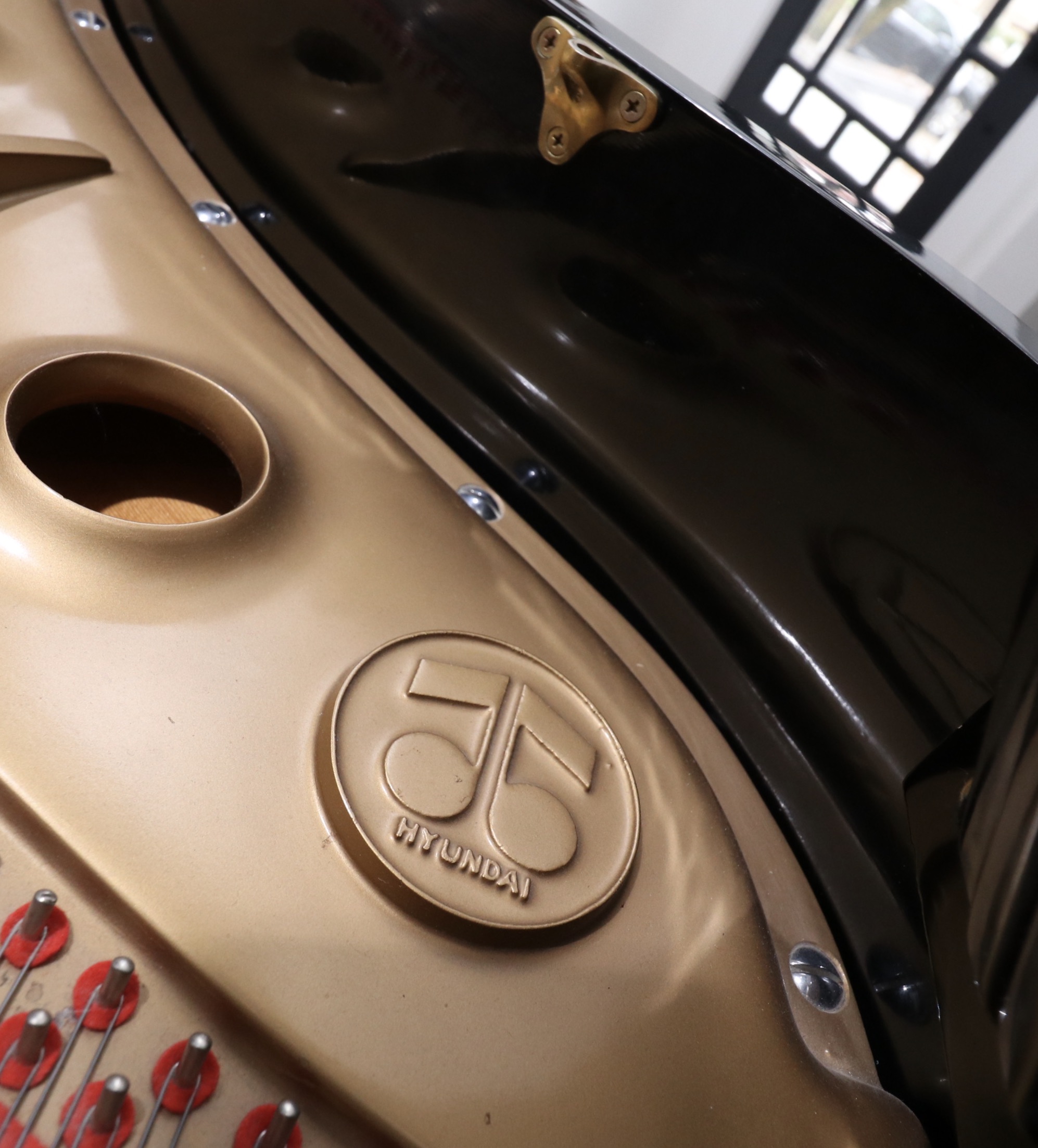 Fletcher & Sons Hyundai G-80A Gloss Black Baby Grand Piano and Bench